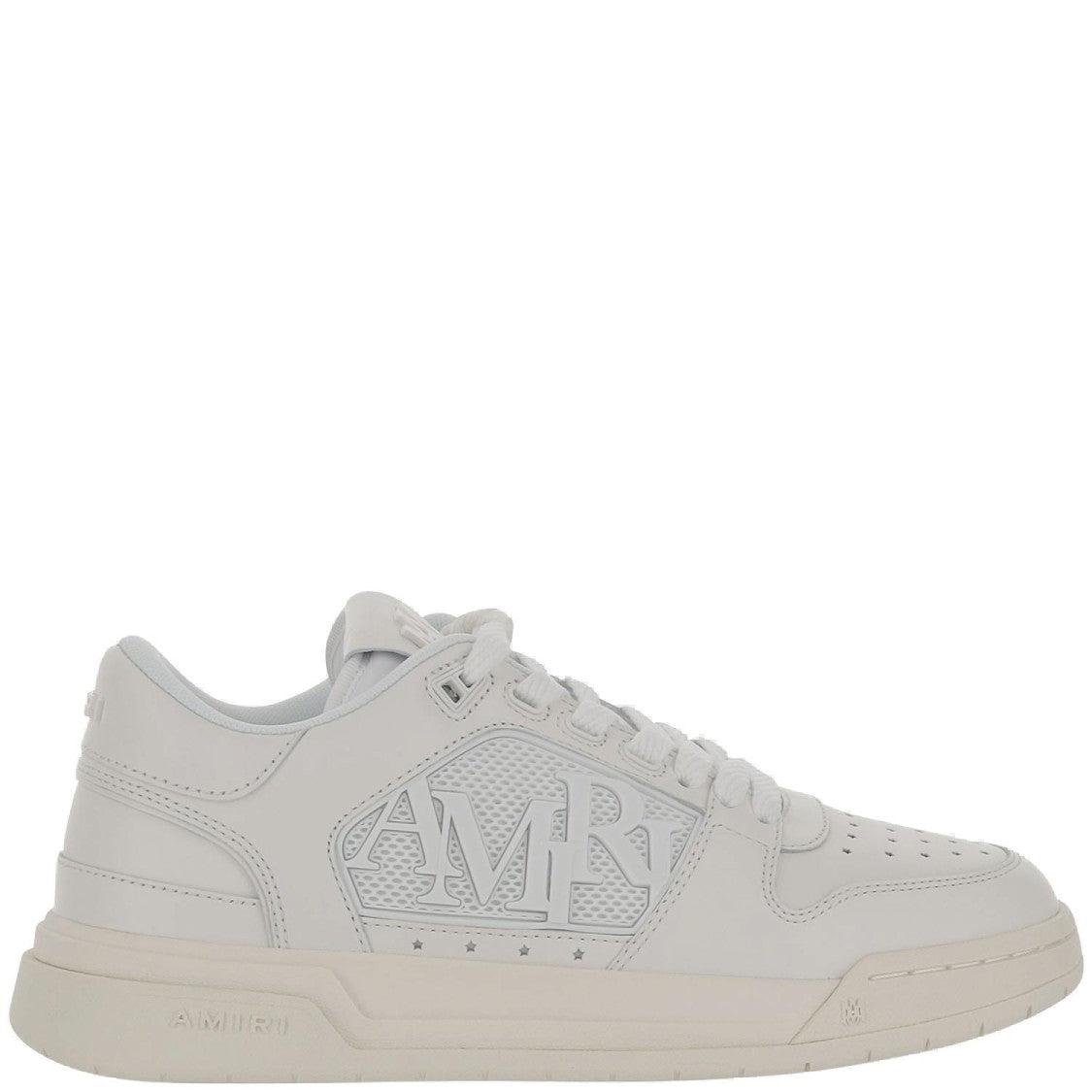 スニーカー AMIRI SNEAKER (AWFOSR1114) AMIRI Men's Classic Low Sneaker in White/Black Amiri