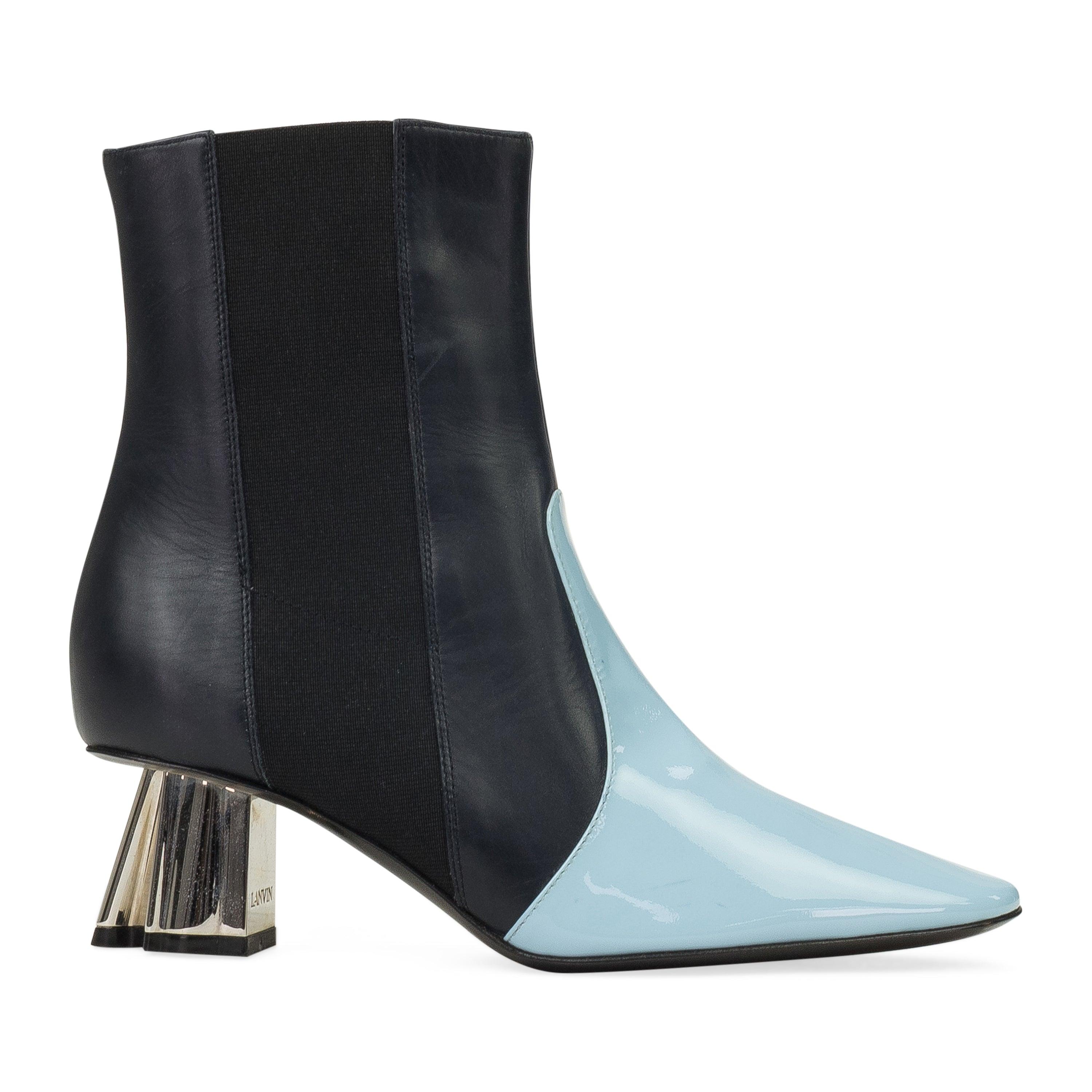 ショートブーツ・ブーティ LANVIN 'Sequence' ankle boots Brown Lanvin Sequence Ankle Boots - Brown - 46% Off | Editorialist