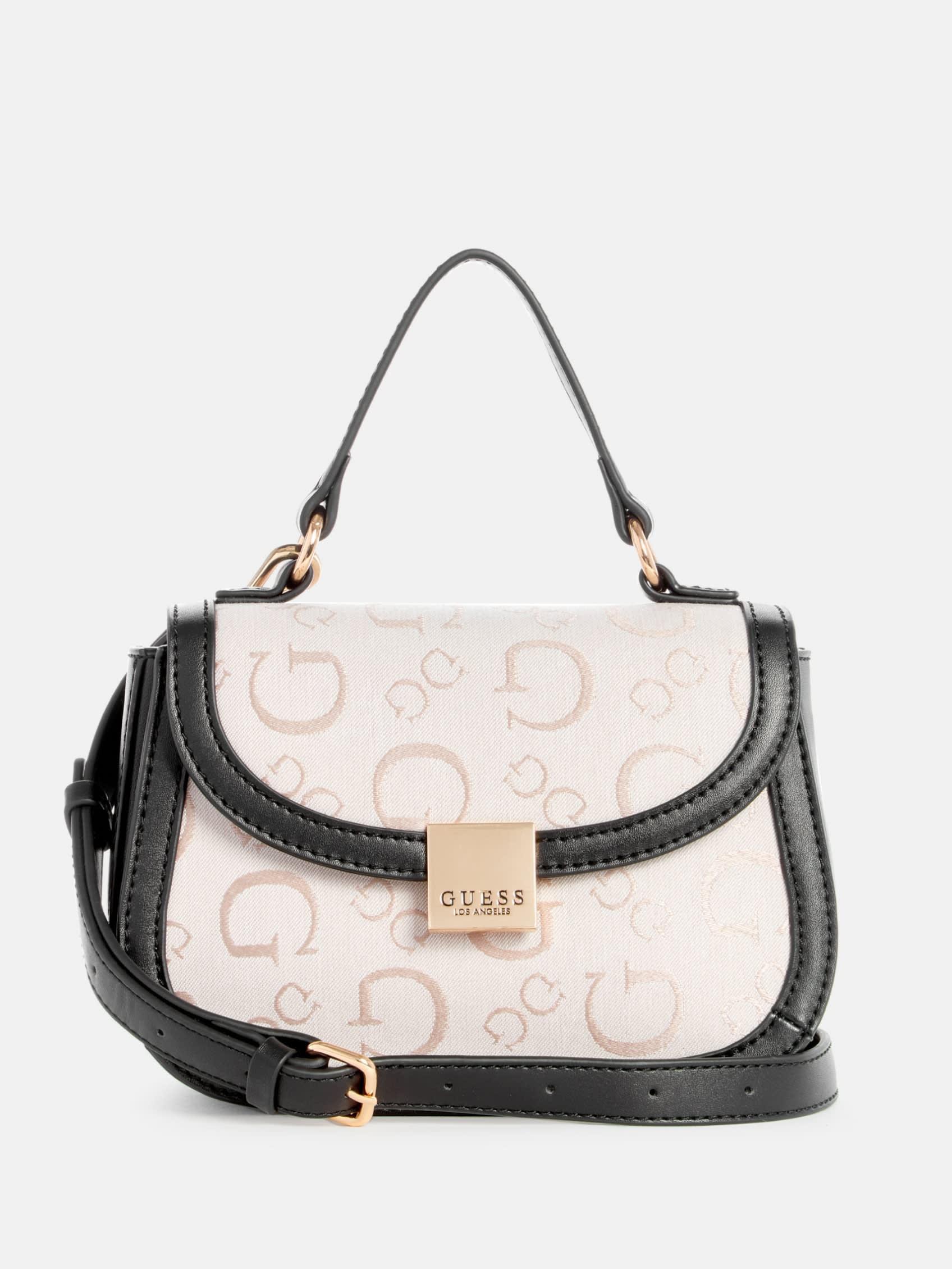 Guess Factory Gammill Logo Crossbody in Natural | Lyst