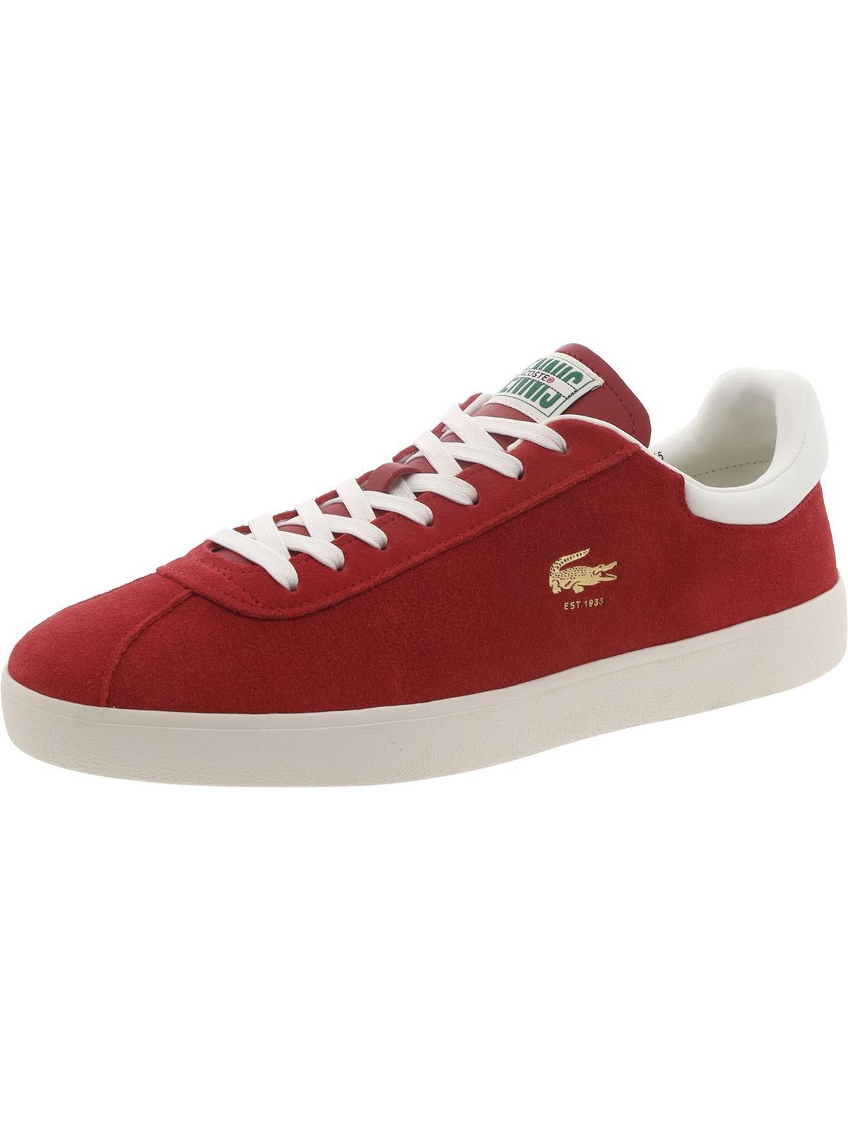 Lacoste red sneakers hotsell