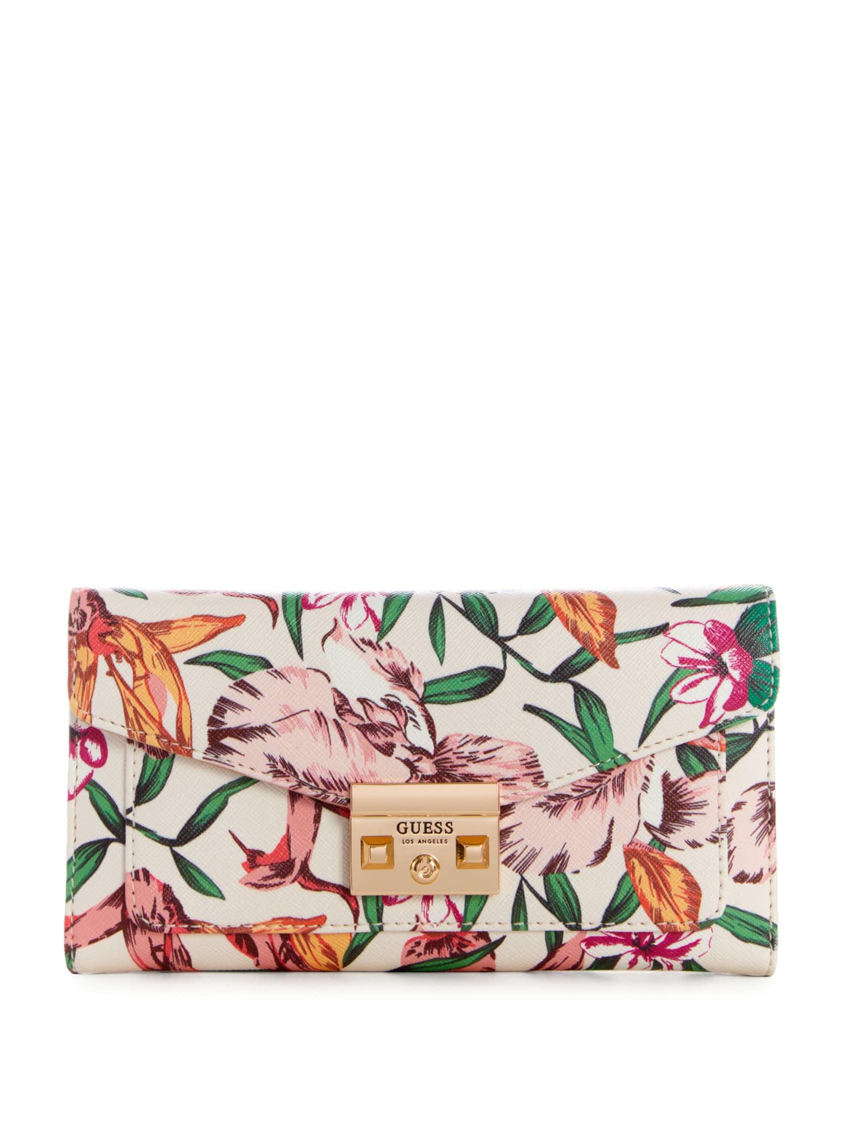 Guess Factory Marlo Floral Clutch Wallet | Lyst