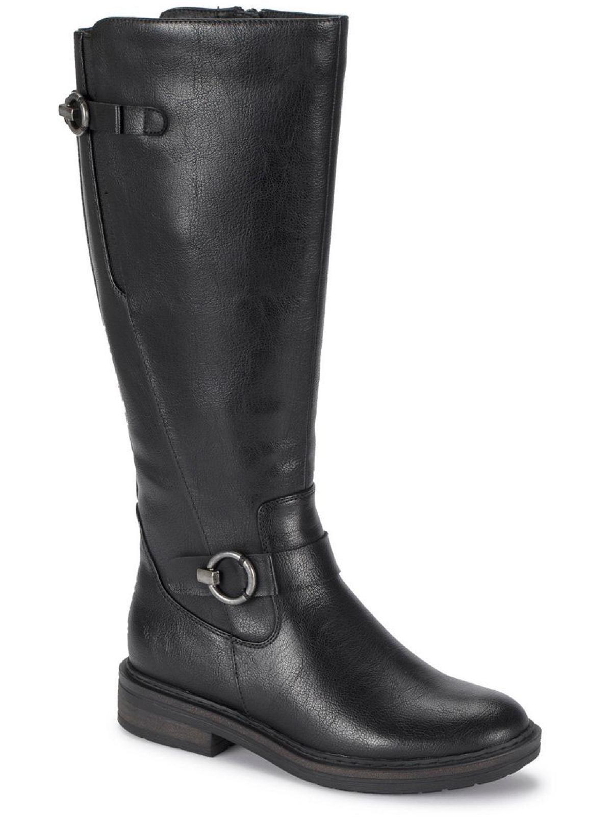 BareTraps Aphrodite Zipper Flat Knee-high Boots in Black | Lyst