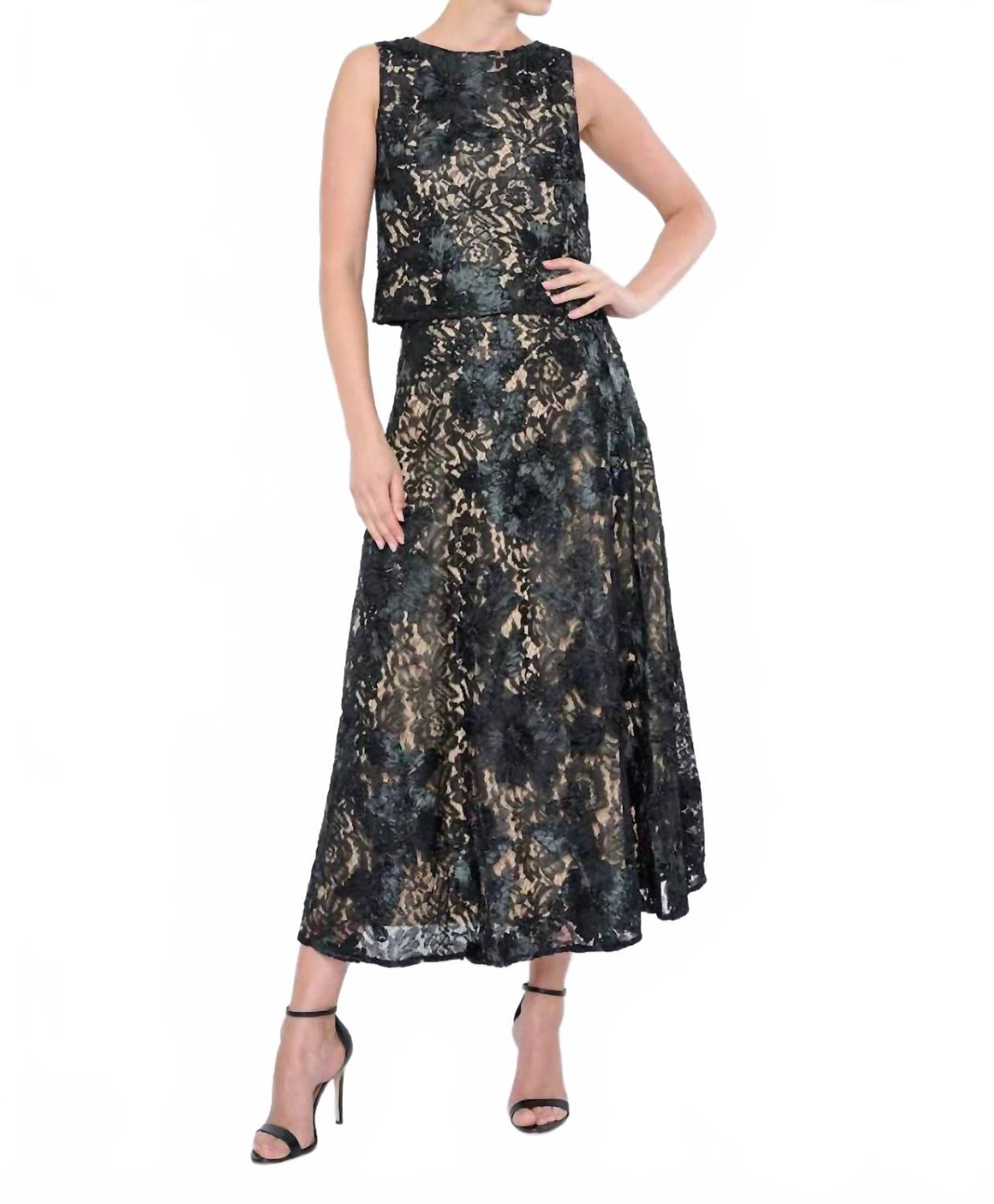 bea flora black dress Flora Bea Leone Bow-Embellished Cocktail Dress (Retails for main image 0