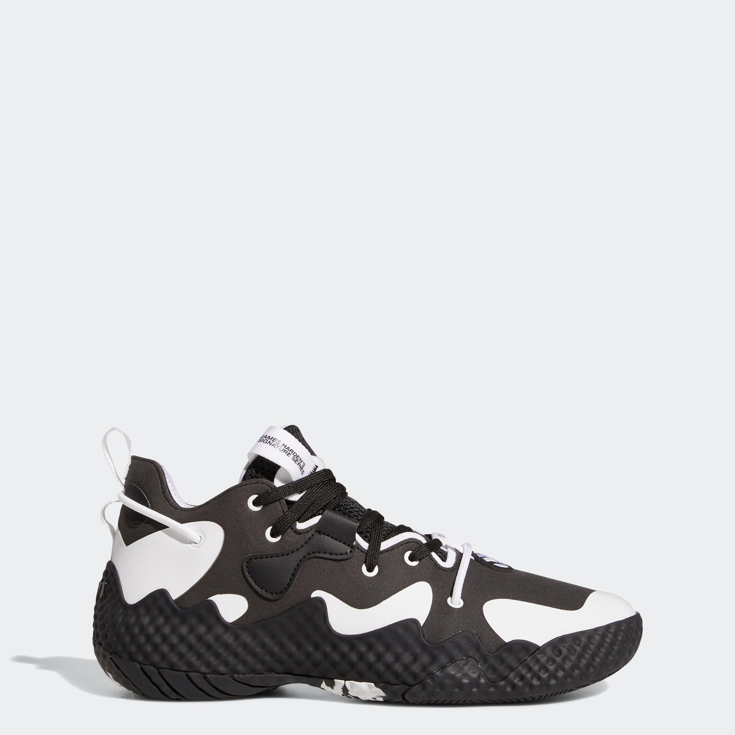 james harden black and white shoes