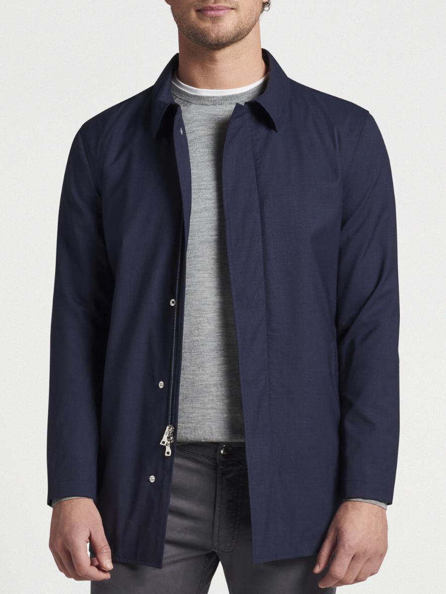 Peter Millar Excursionist Lite City Coat in Blue for Men | Lyst