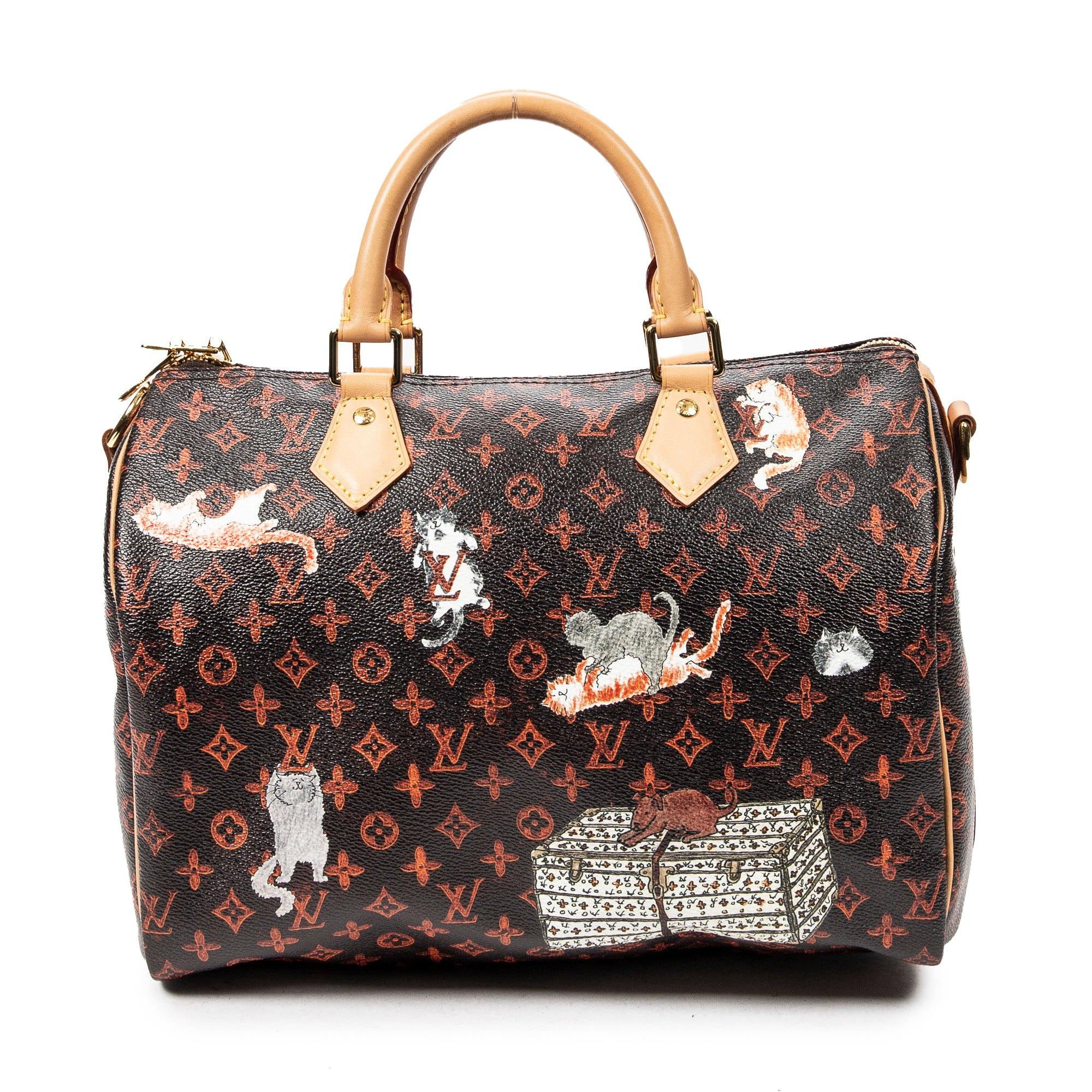Louis Vuitton Speedy Bandouliere Monogram Upside Down Ink (Without