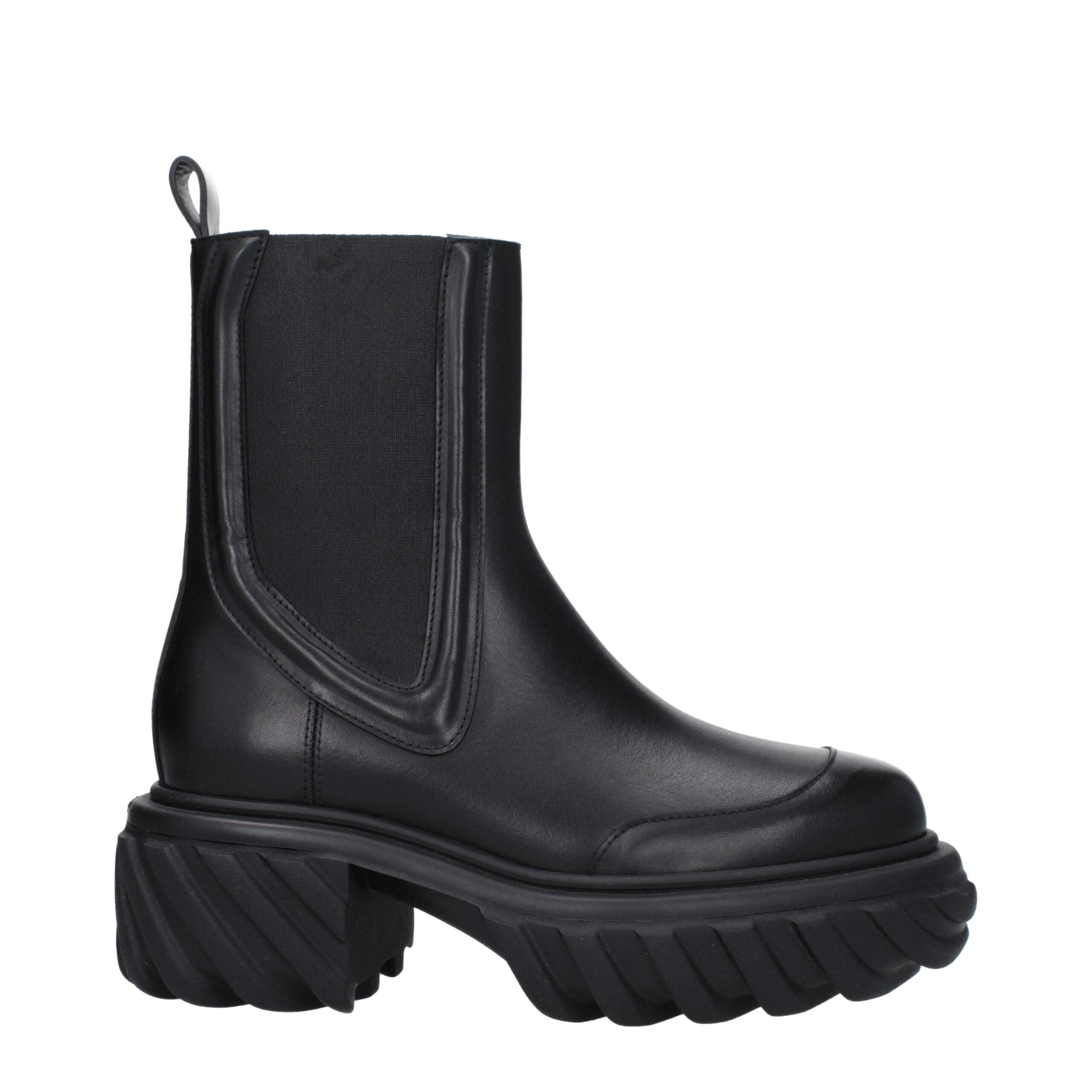 ミドルブーツ OFF WHITE Women Boots OWIA248 BLACK Off-White c/o Virgil Abloh Boots for Women | Online Sale up