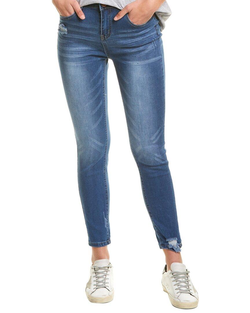 William Rast Womens Sculpted High Rise Skinny Ankle with Button Fly