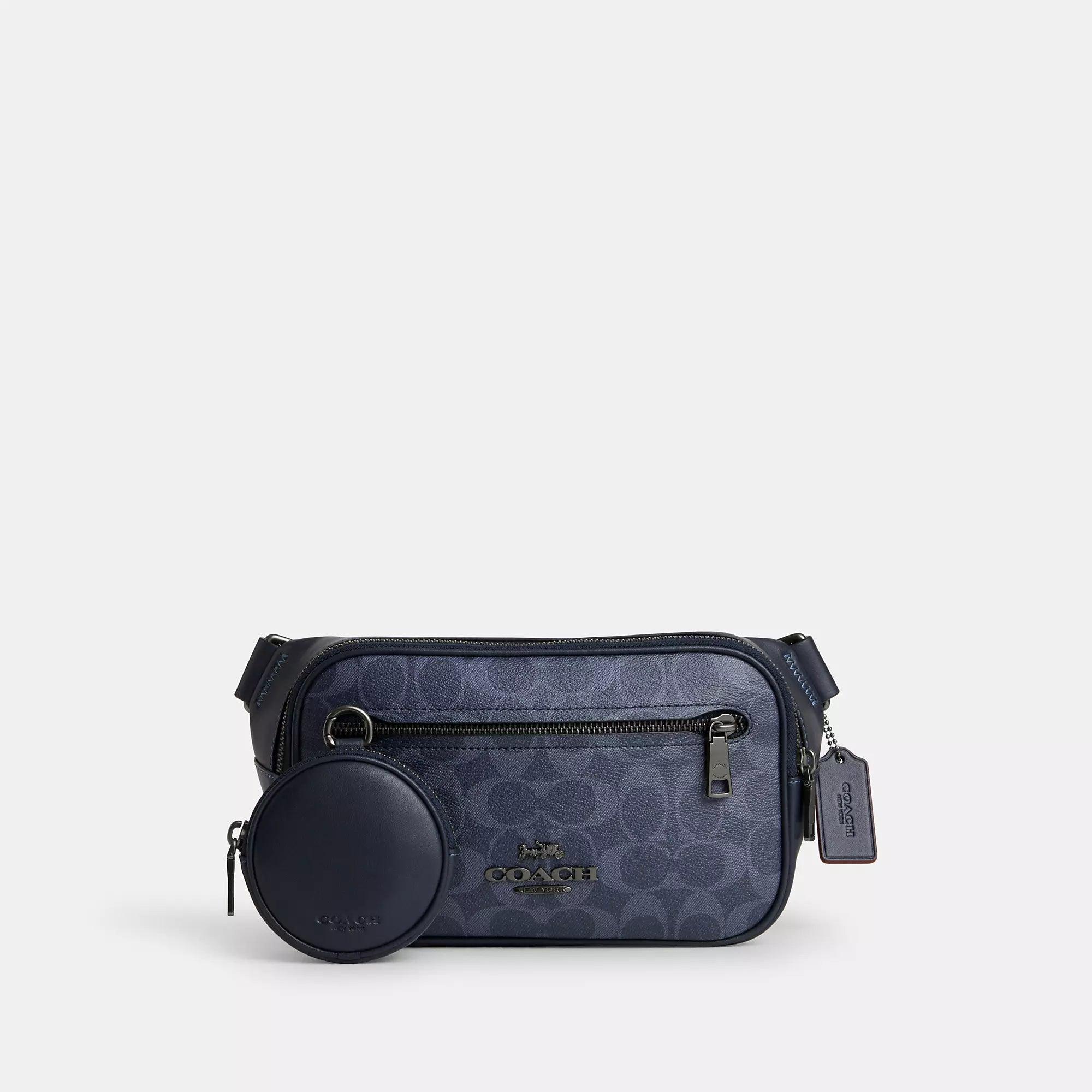 Coach leather waist bag hotsell