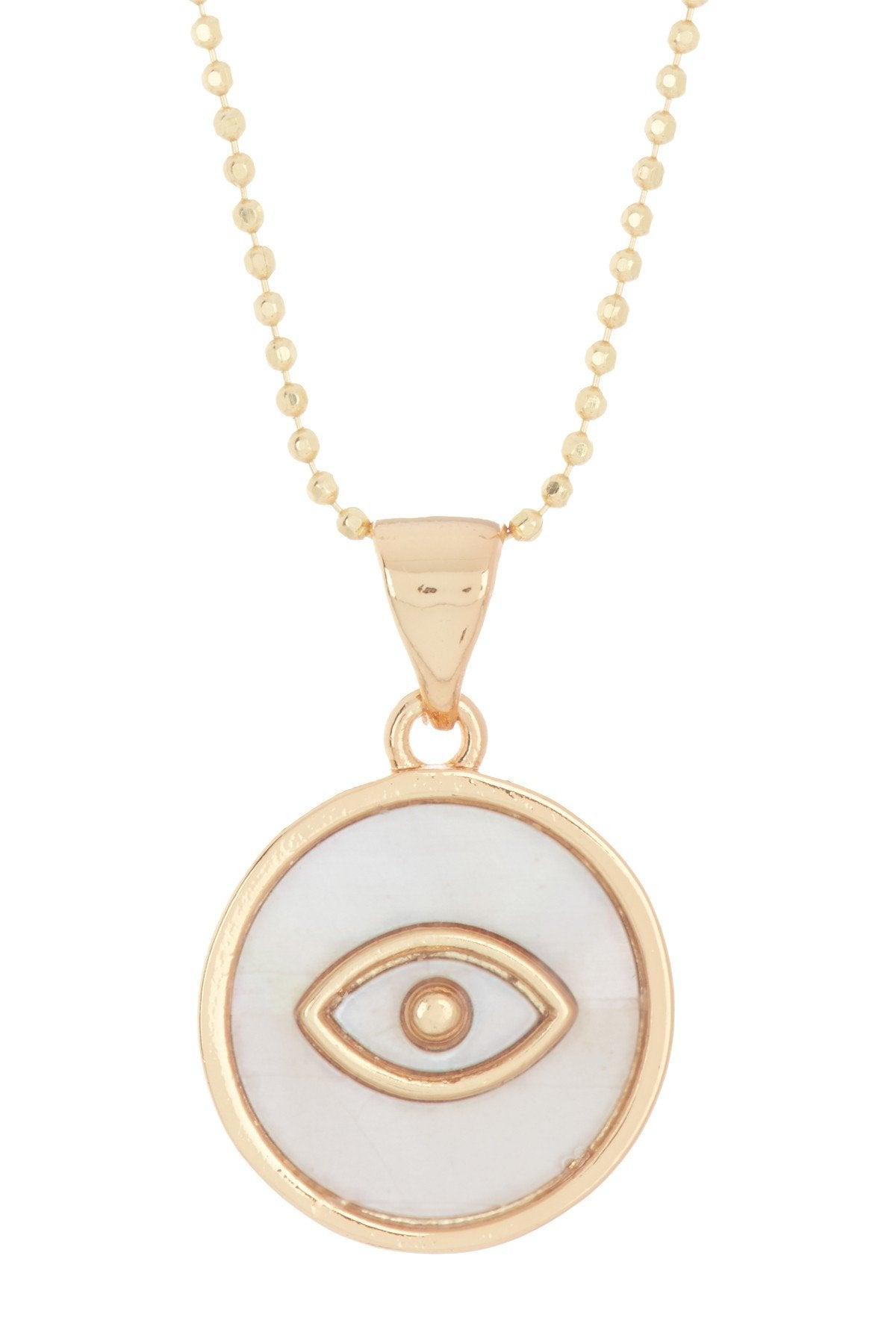 Adornia Evil Eye White Mother Of Pear 