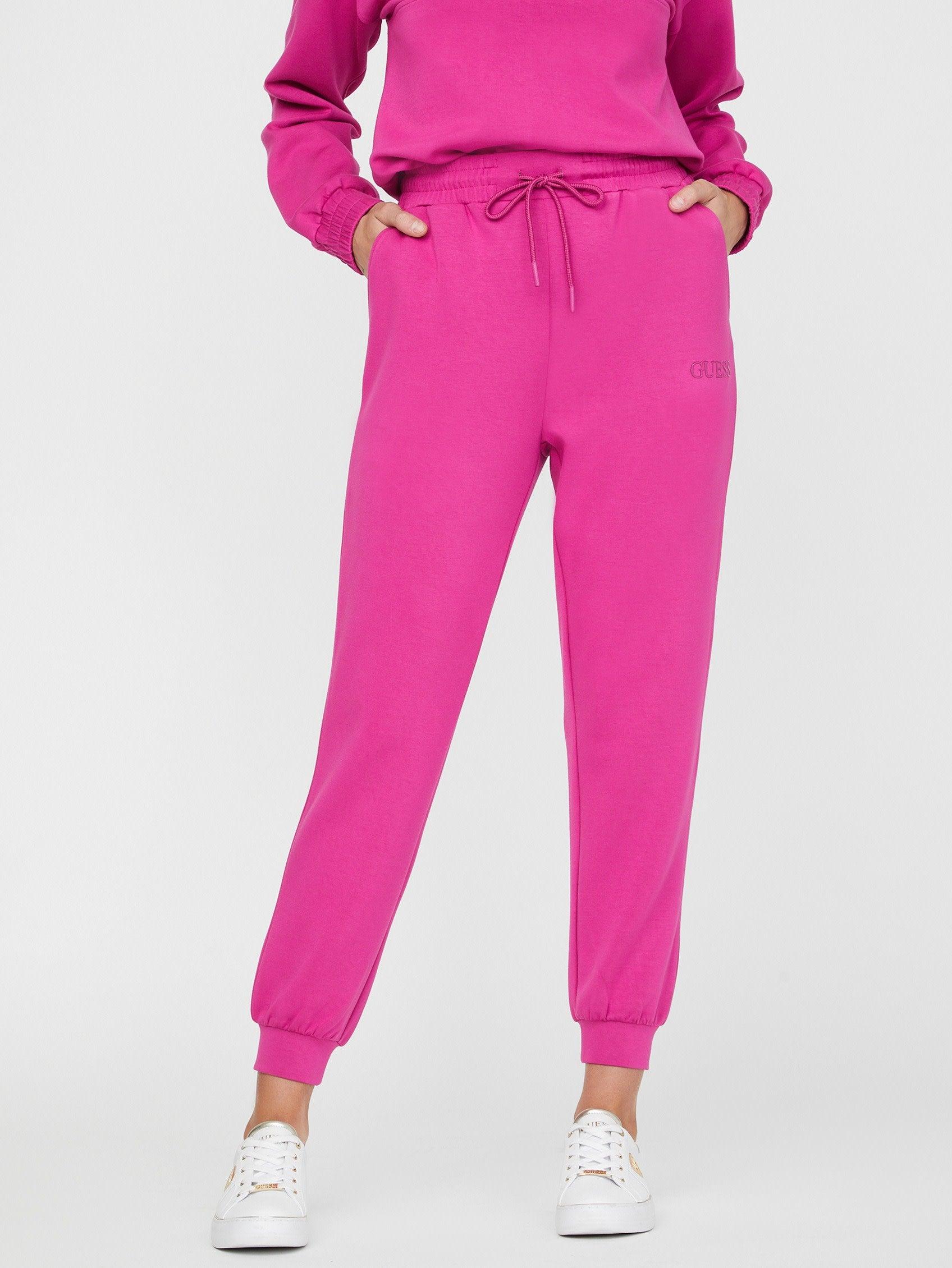 Guess Factory Jessika Jogger Pants in Pink | Lyst