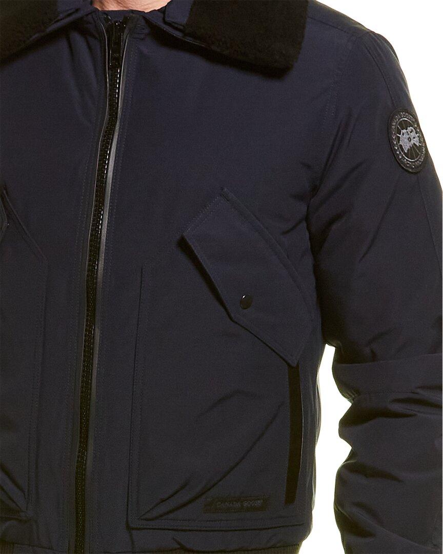 Canada Goose Bromley Black Label Down Bomber Jacket in Blue for Men | Lyst