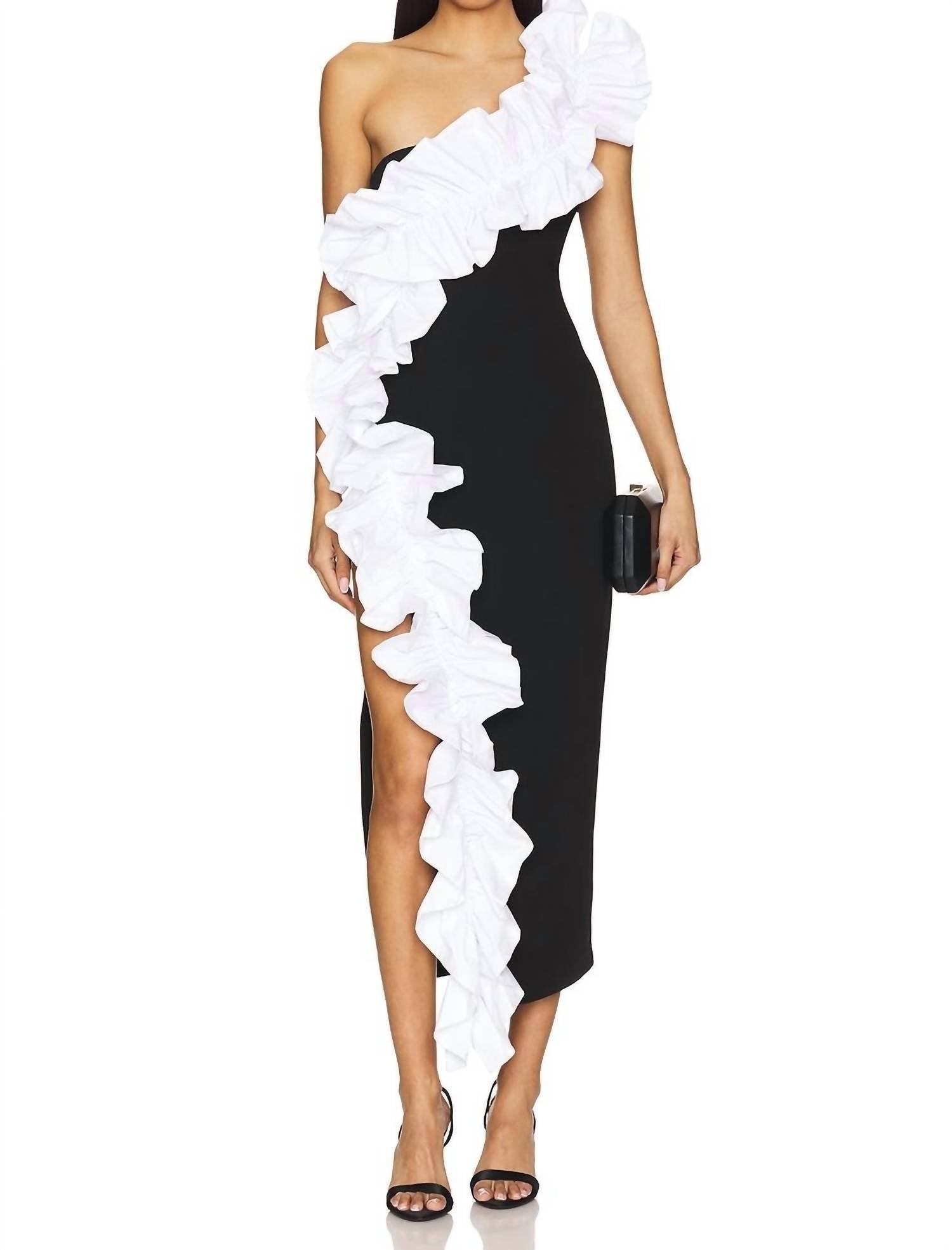 knee length dresses for ladies The Dana Dress-Black  Origins Studios