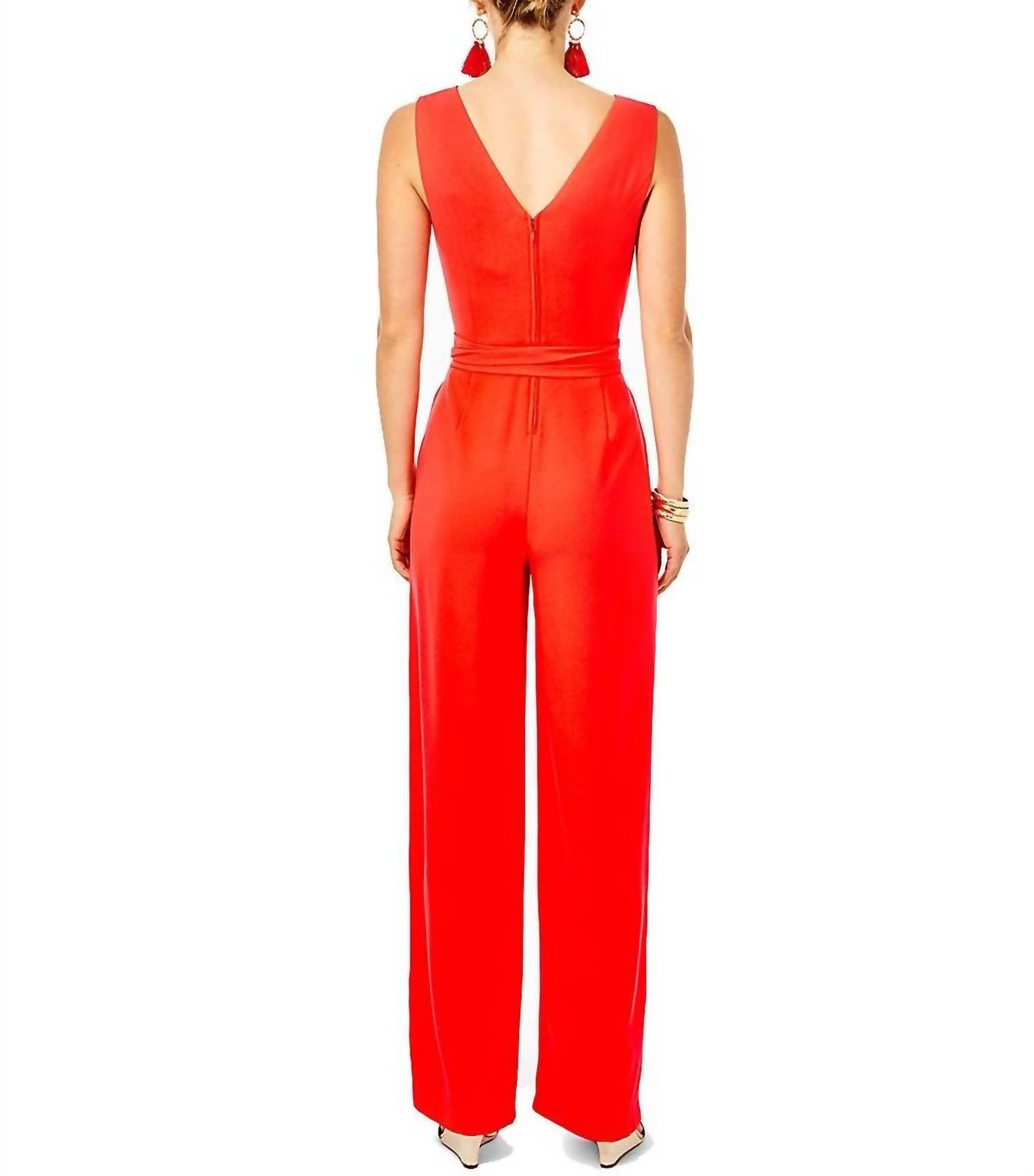 Lilly Pulitzer Jannah Jumpsuit in Red | Lyst