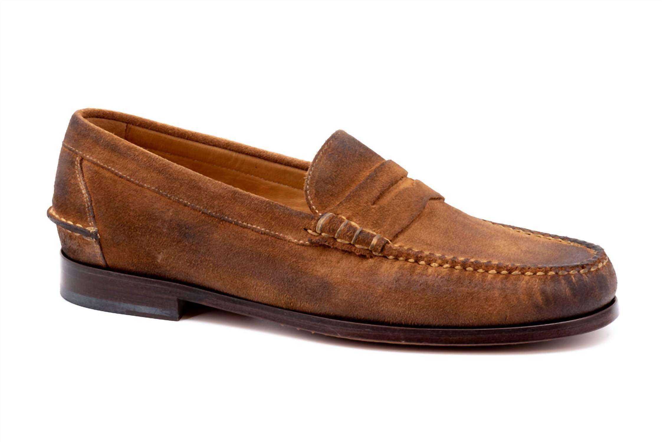 Martin Dingman All American Penny Loafer in Brown for Men | Lyst