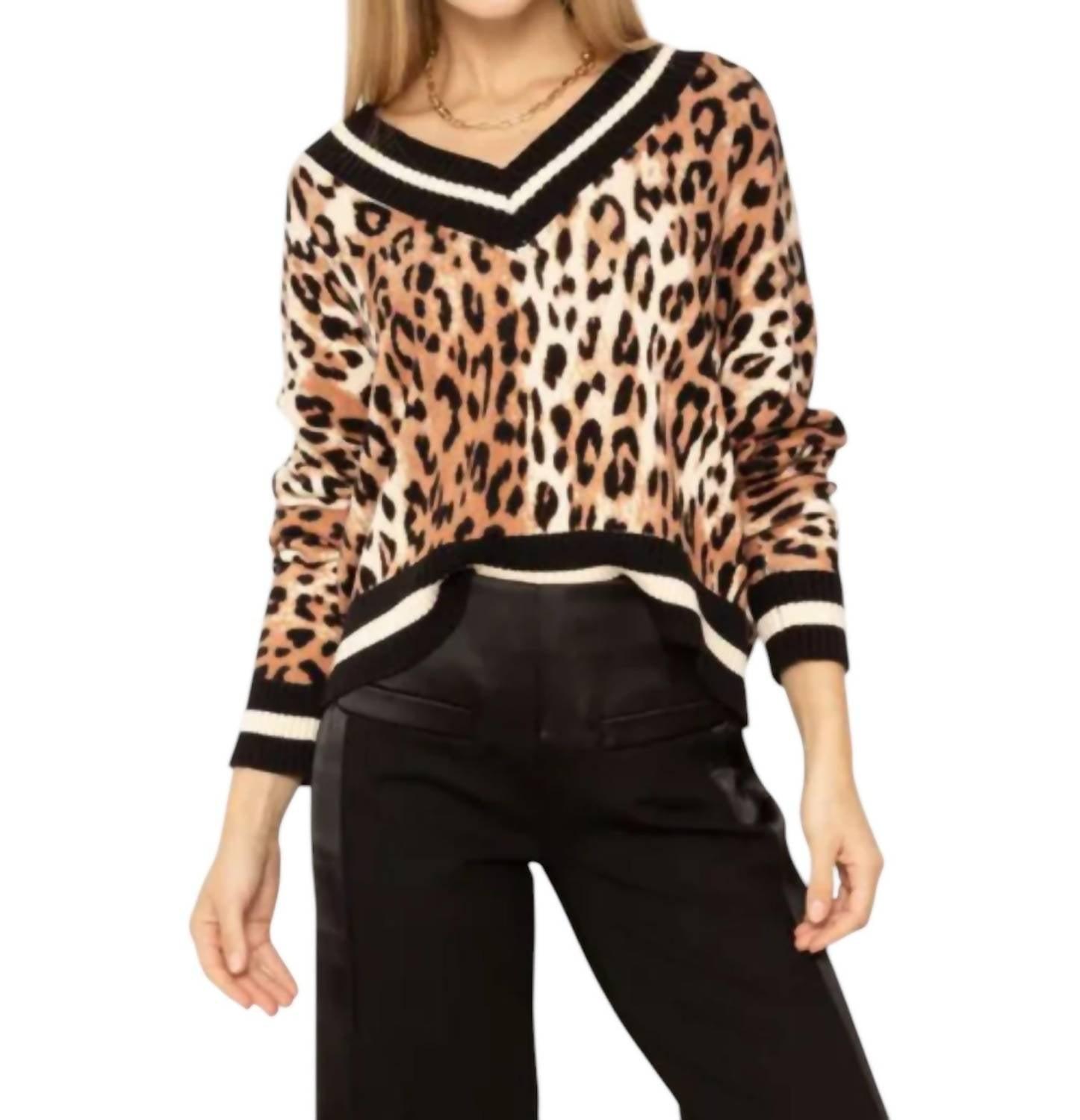 Central park west leopard sweater online