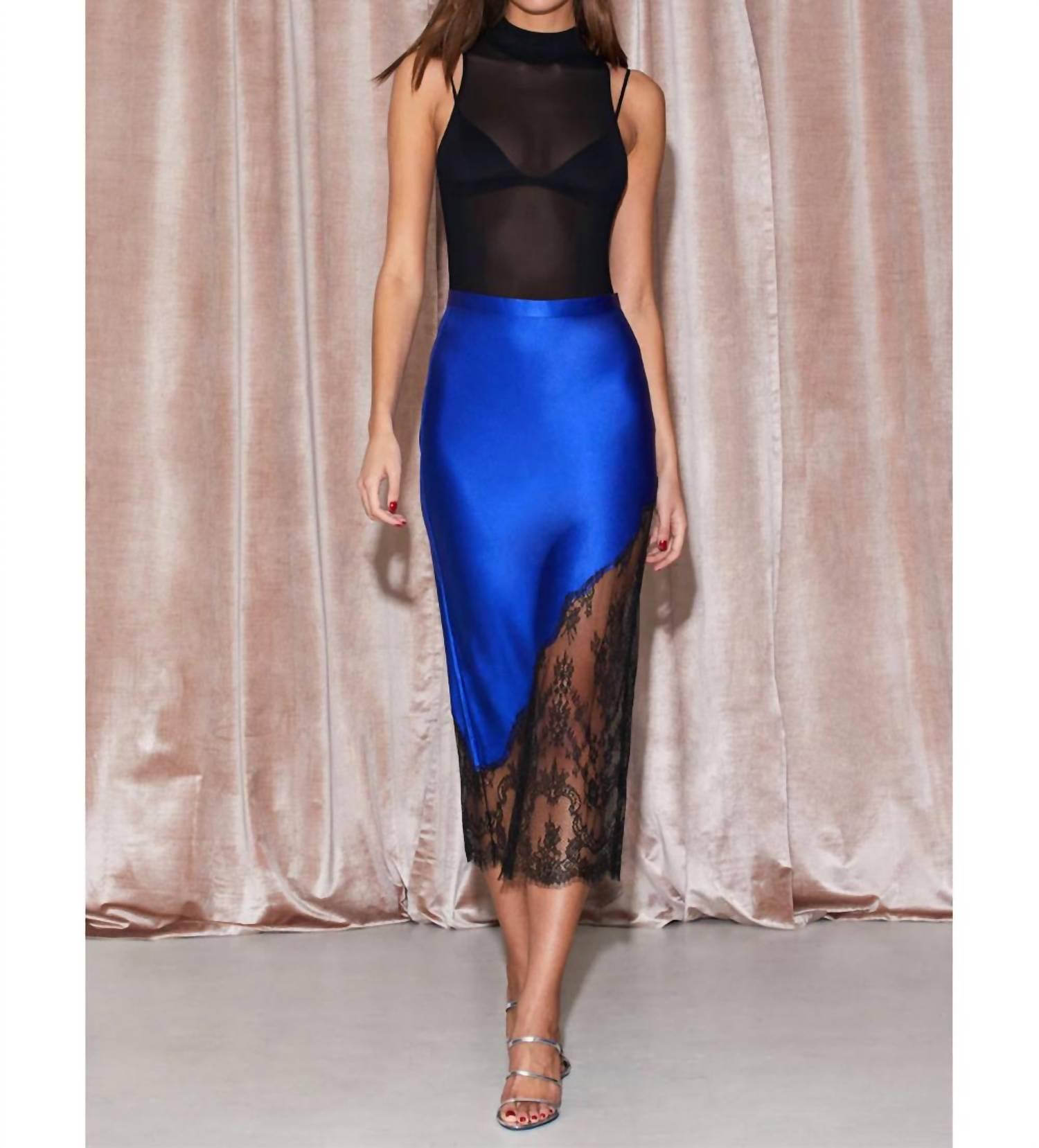 Lace skirt silk online