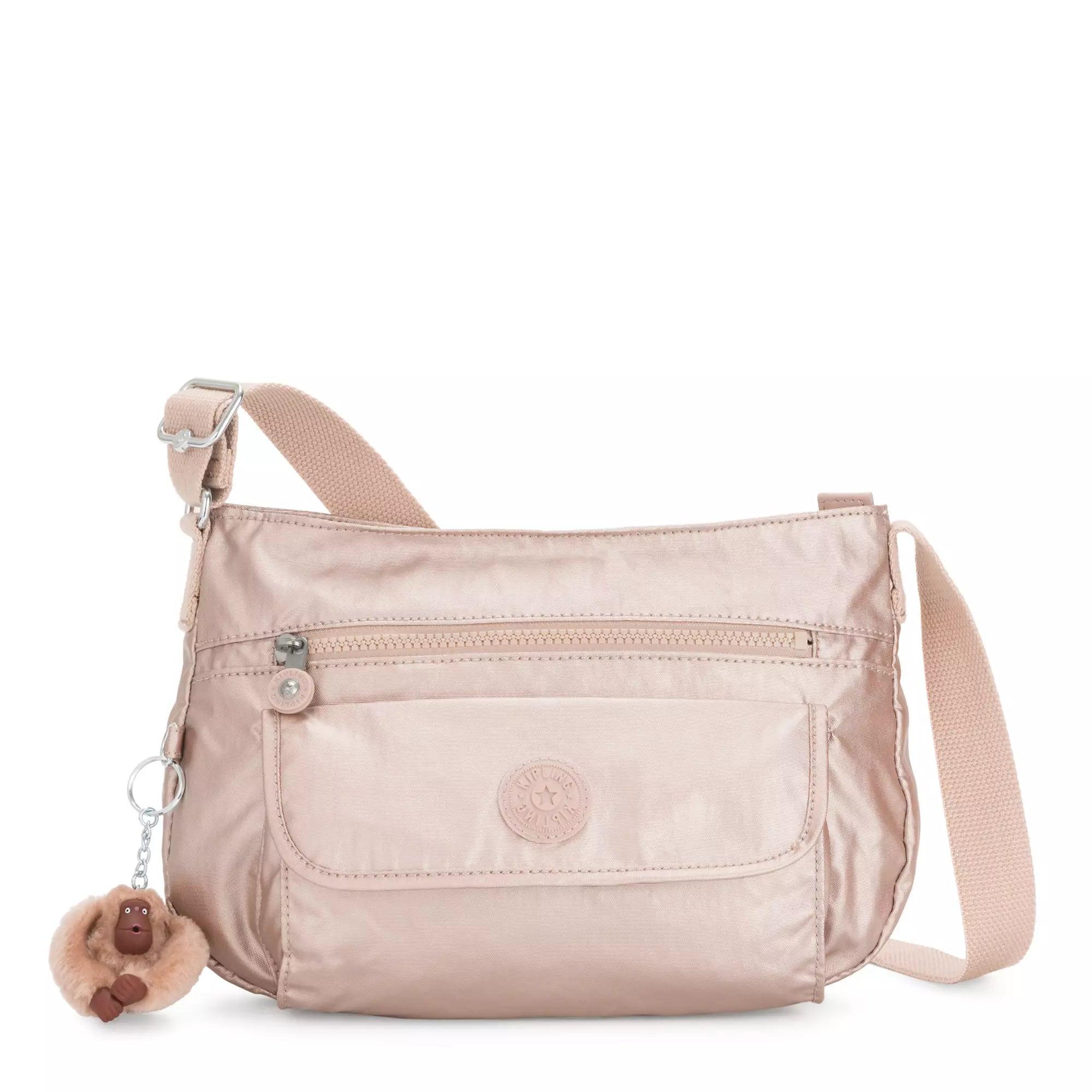 Kipling Syro Metallic Crossbody Bag in Beige (Pink) Lyst