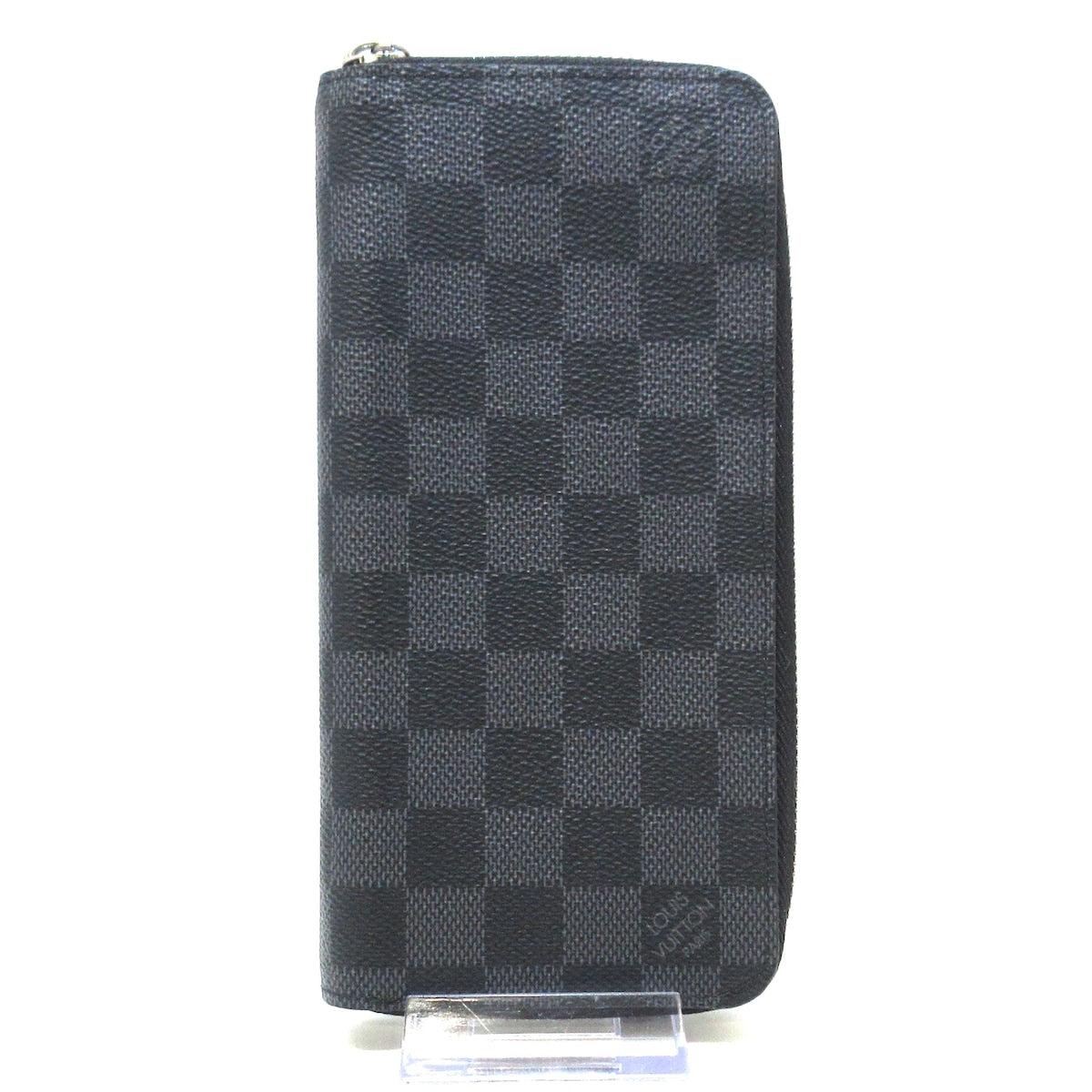 Zippy Wallet Vertical Damier Graphite Canvas - Wallets and Small