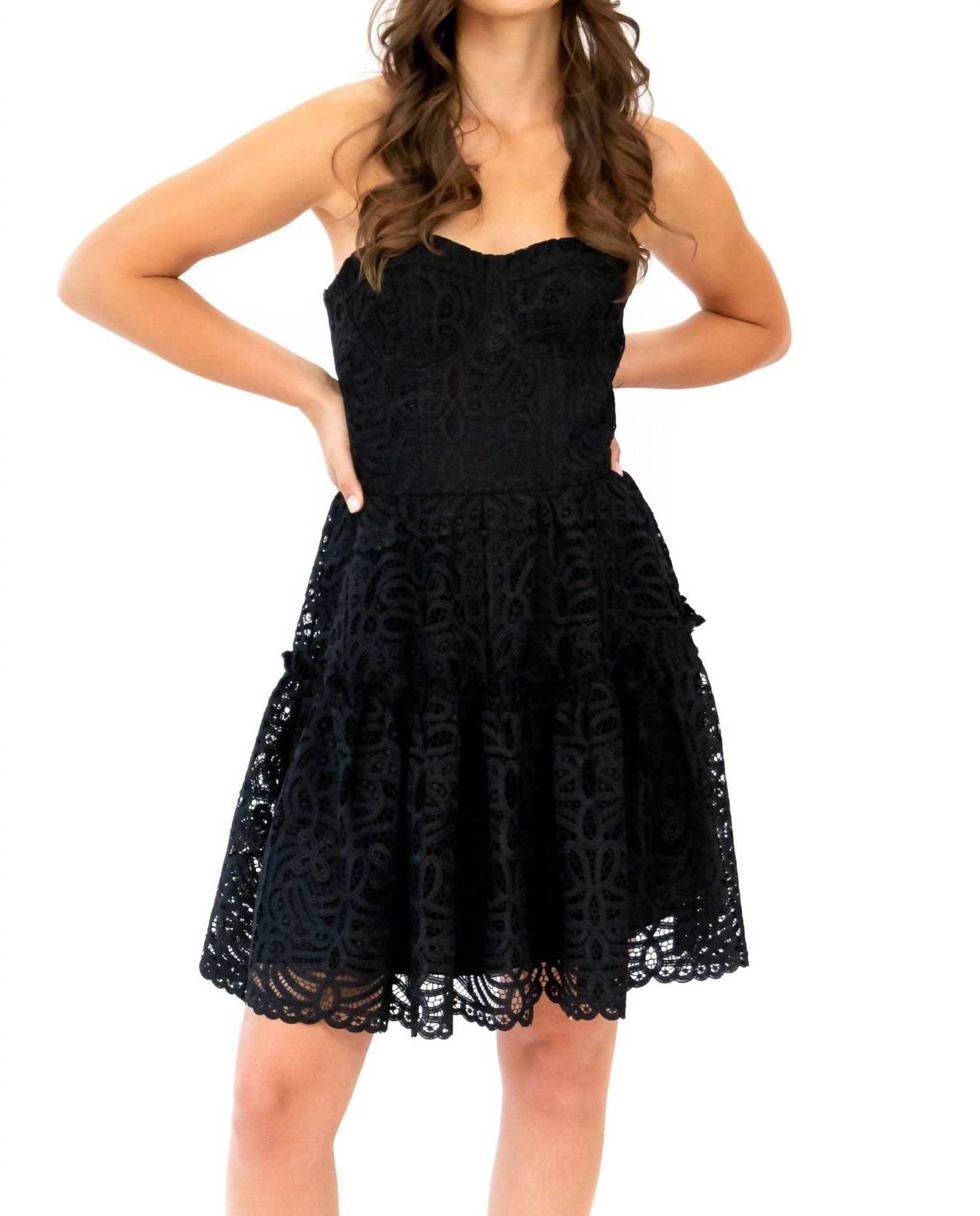 chinese dress ladies Citi Dress in Copper Lace 6 / Tan