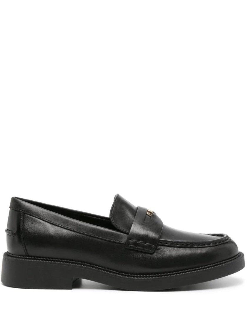 Michael KorsマイケルコースHolland Monogram Loafersローファー MICHAEL KORS HOLLAND MK MONOGRAM STUDDED LOAFERS WOMEN SHOES