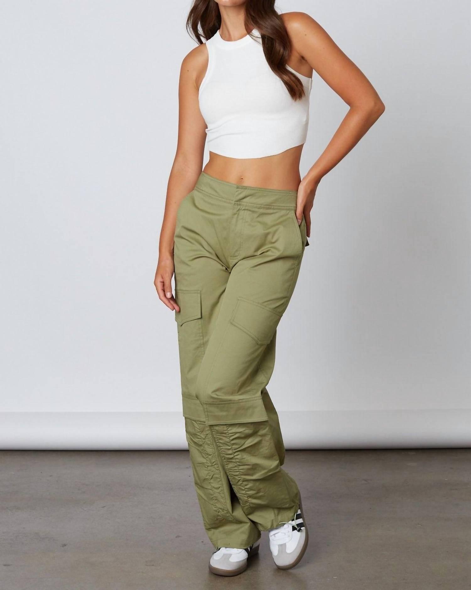 RAPTOR MILITARY STYLE WOMENS CARGO PANTS IN GREEN ARMY WITH STUDS AND  CRYSTALS