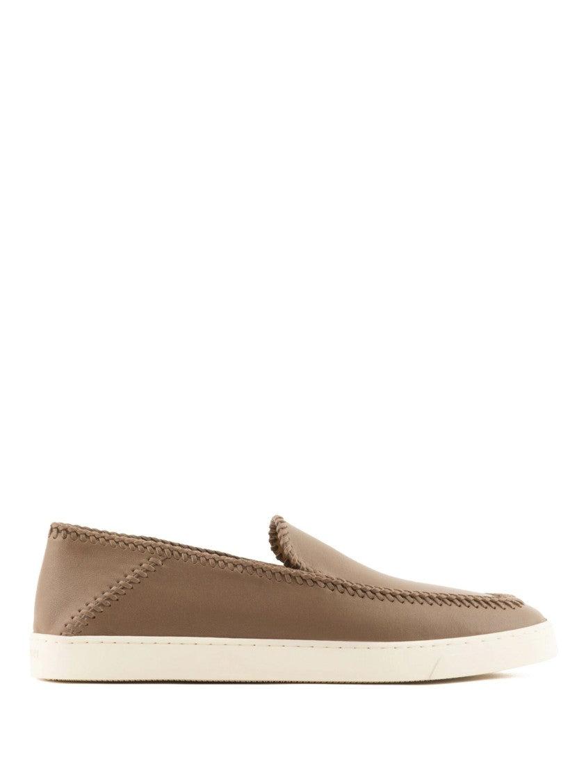 スニーカー GIORGIO ARMANI Men Sneakers X2X172XN152A645 Beige Giorgio Armani Sneaker - Beige - Men | X2X172XN152A645