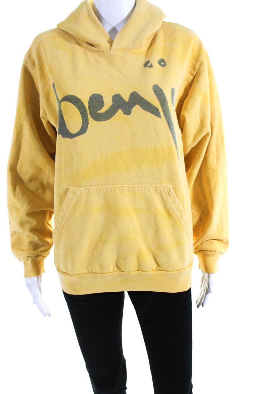 Yellow benji hoodie sale