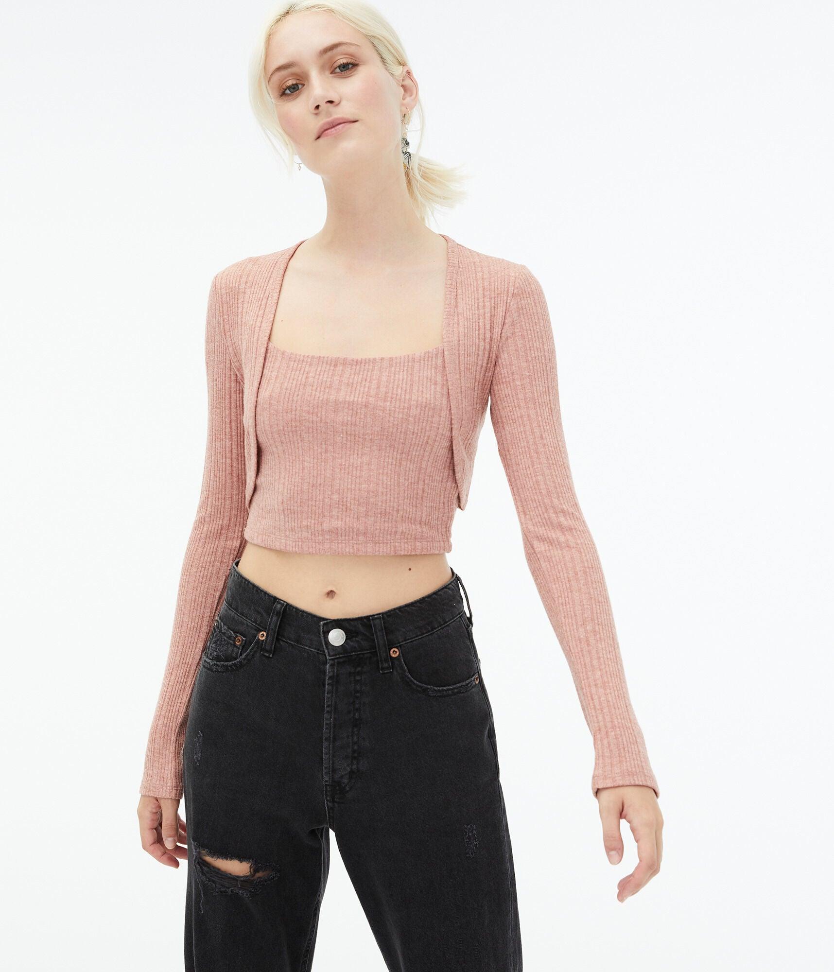 Aéropostale Long Sleeve Seriously Soft Cropped Bolero*** | Lyst