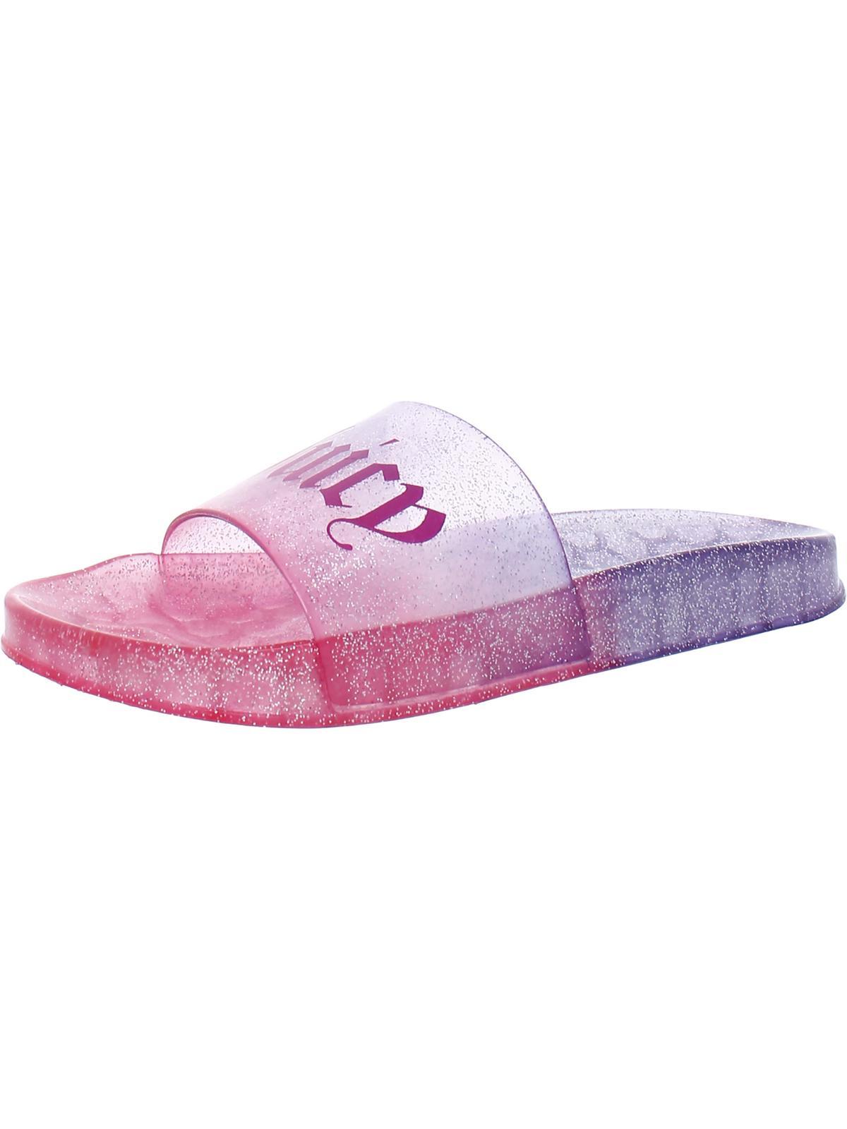 Juicy Couture Bex Slip On Pool Slide Sandals in Pink | Lyst