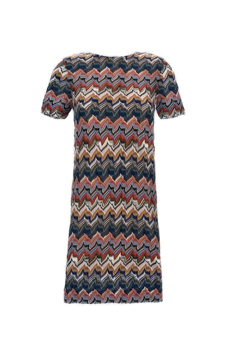 オールインワン・サロペット Missoni Multicolored Striped Short Dress Missoni Mini and short dresses for Women | Online Sale up to