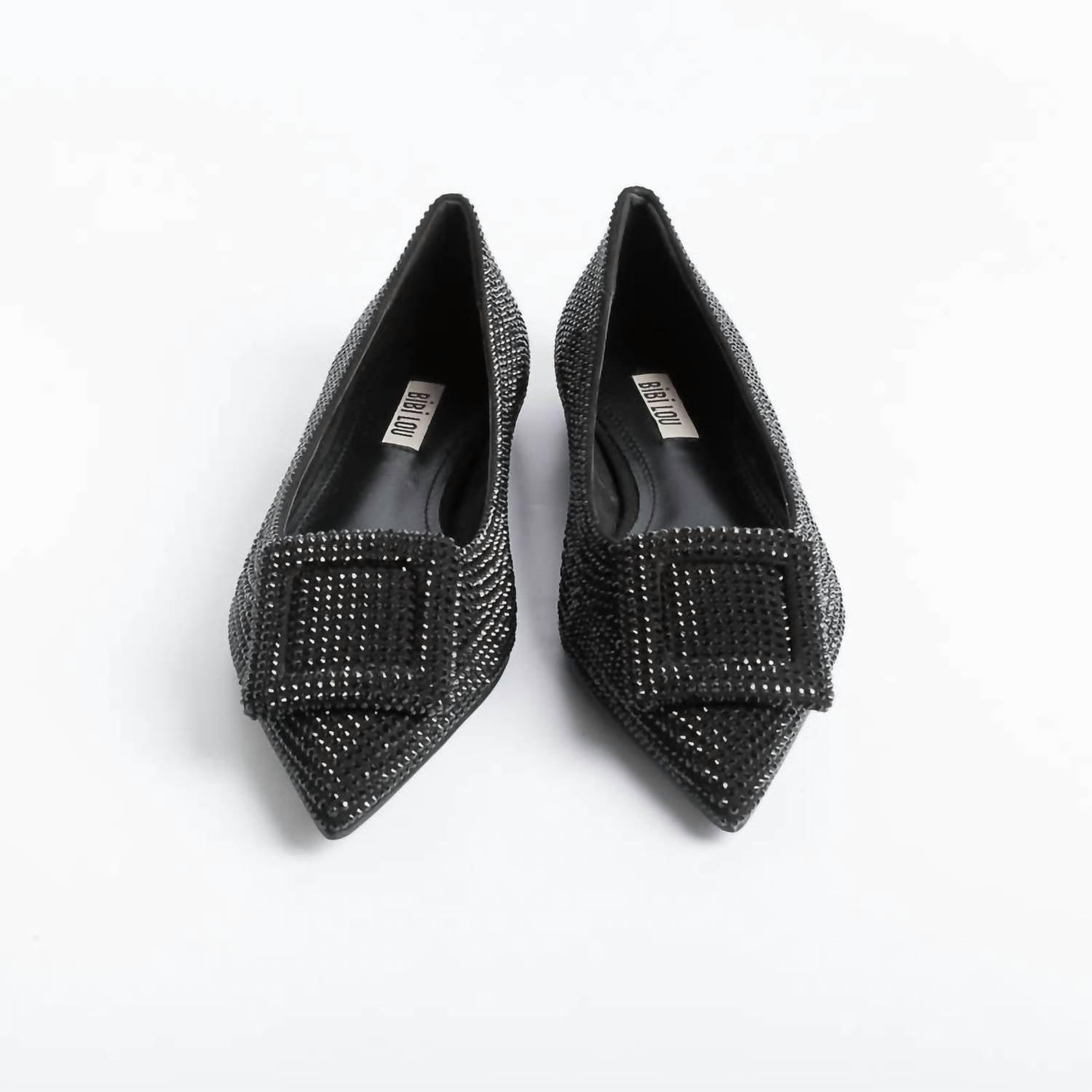 Bibi Lou Ballerina Flat Shoes In Black | Lyst