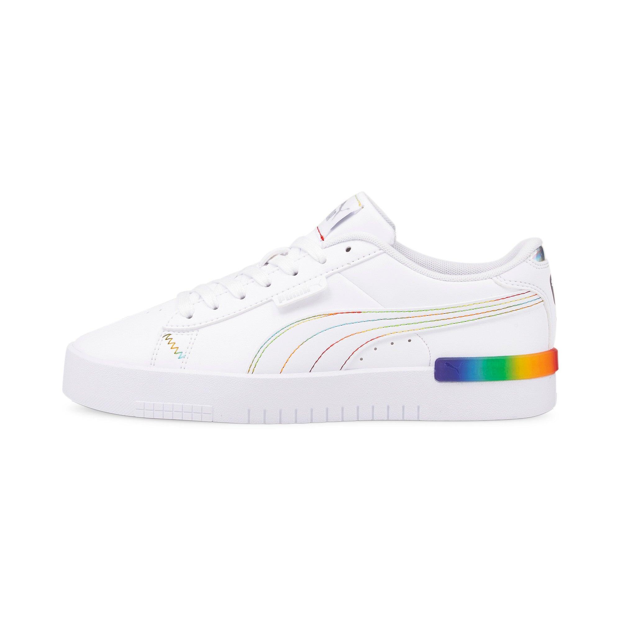 PUMA Jada Rainbow Hues Sneakers in White/White/Silver (White) for Men -  Save 37% | Lyst