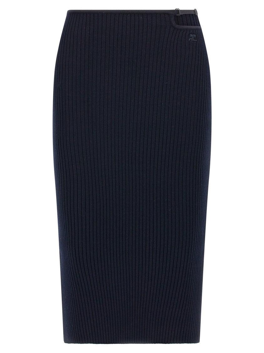 ワンピース COURREGES Women Mid Skirts 124CRO370PL0007 9999 BLACK Courrèges Infinity Mini Skirt | Black | FARFETCH