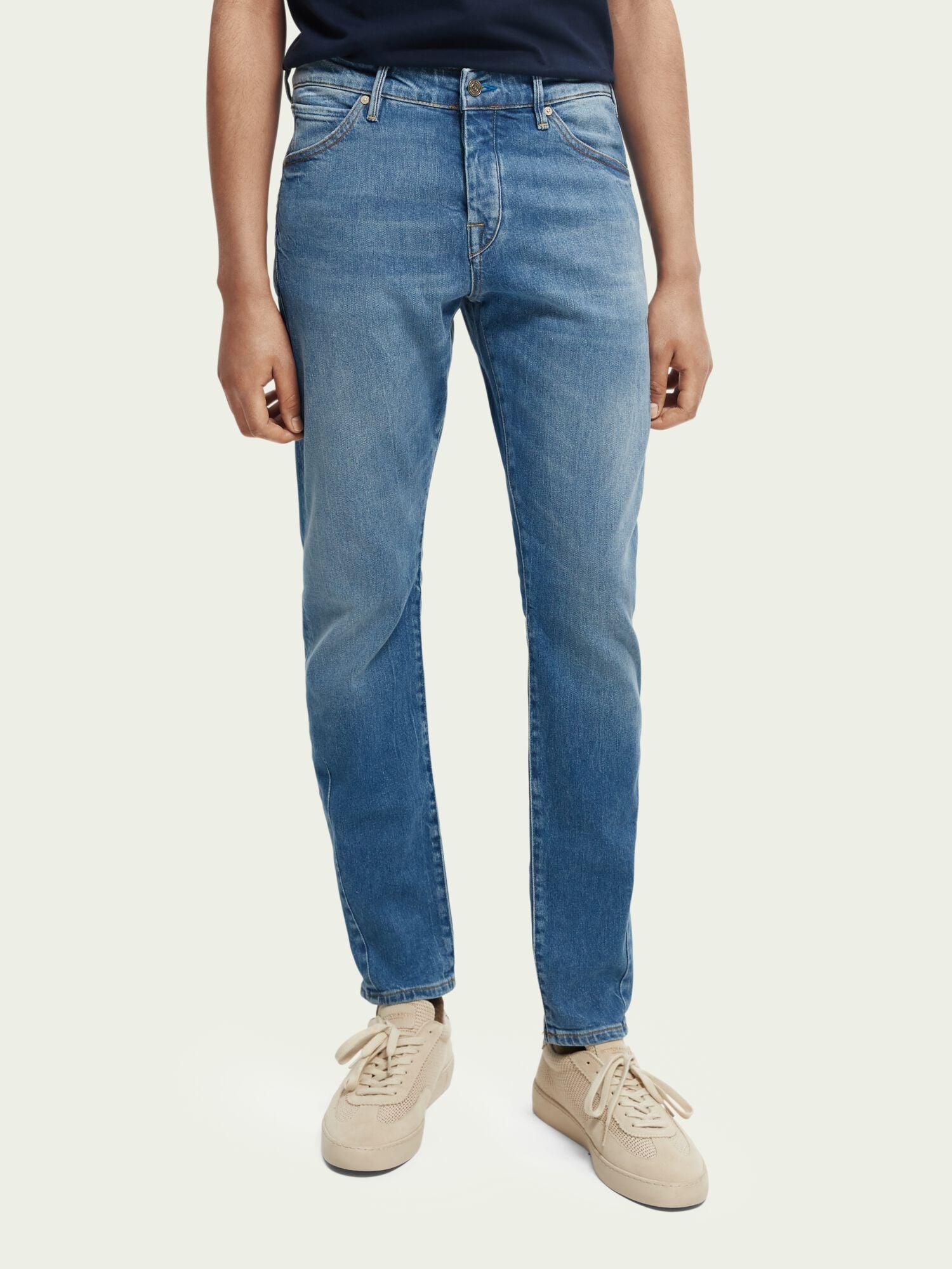 Scotch & Soda The Singel Slim Tapered-fit Jeans in Blue for Men | Lyst