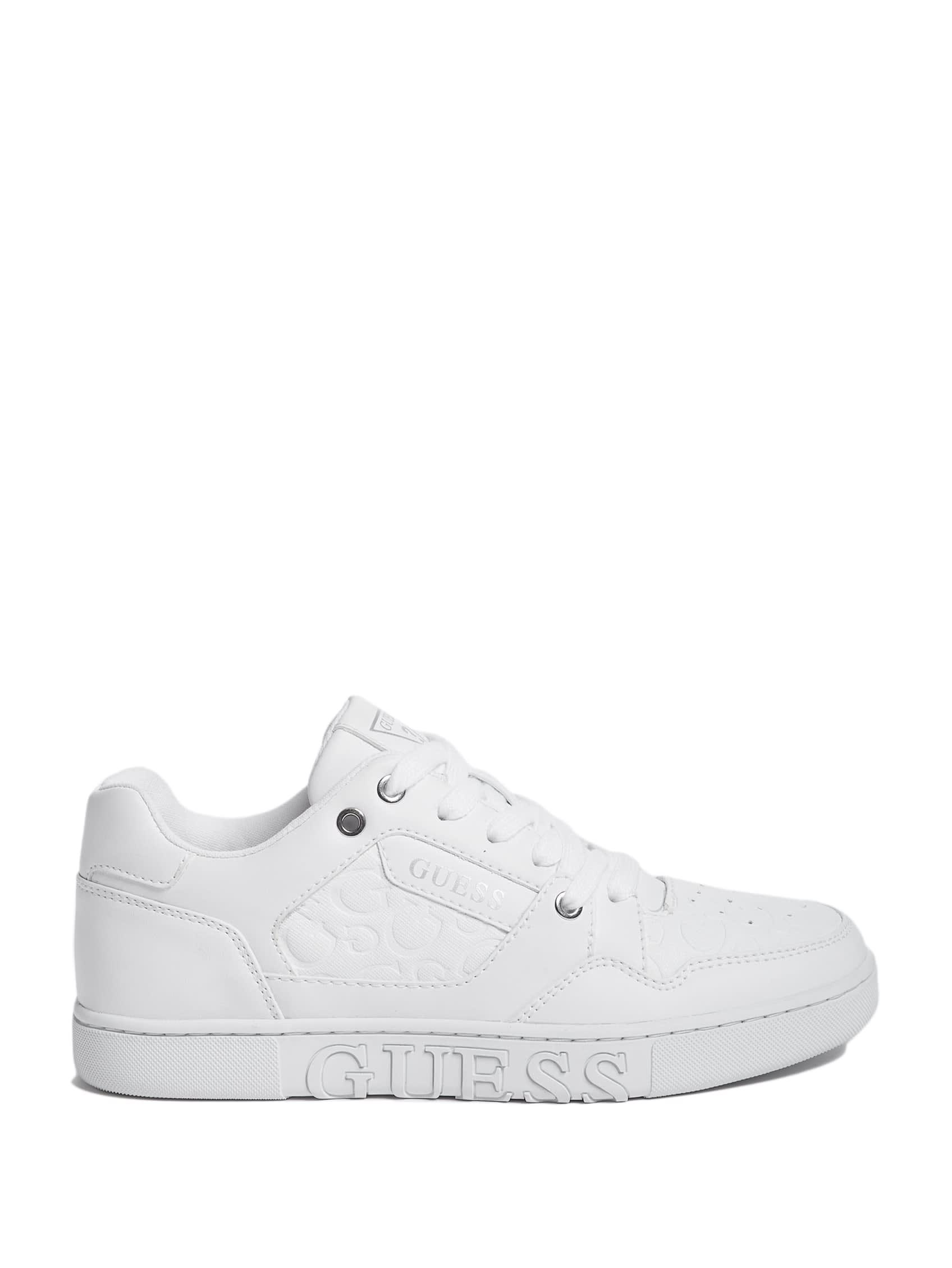 Guess Factory Jetting Low-top Logo Sneakers in White | Lyst