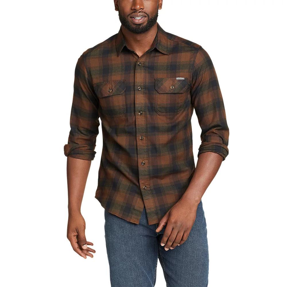 eddie bauer flannel mens