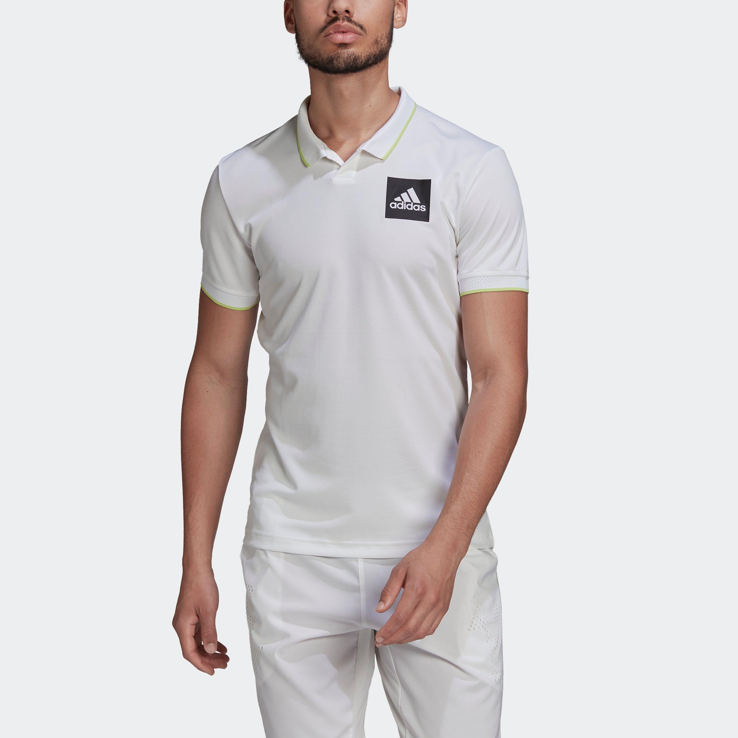 adidas Paris Heat.rdy Tennis Freelift Polo Shirt in White for Men | Lyst