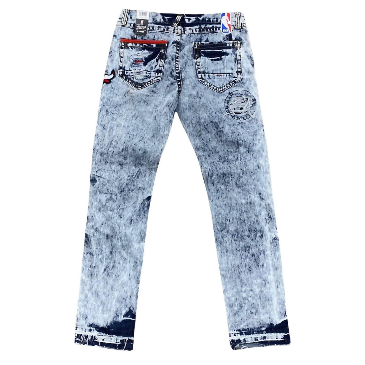 Heritage America Men's Nba Jean in Blue for Men | Lyst