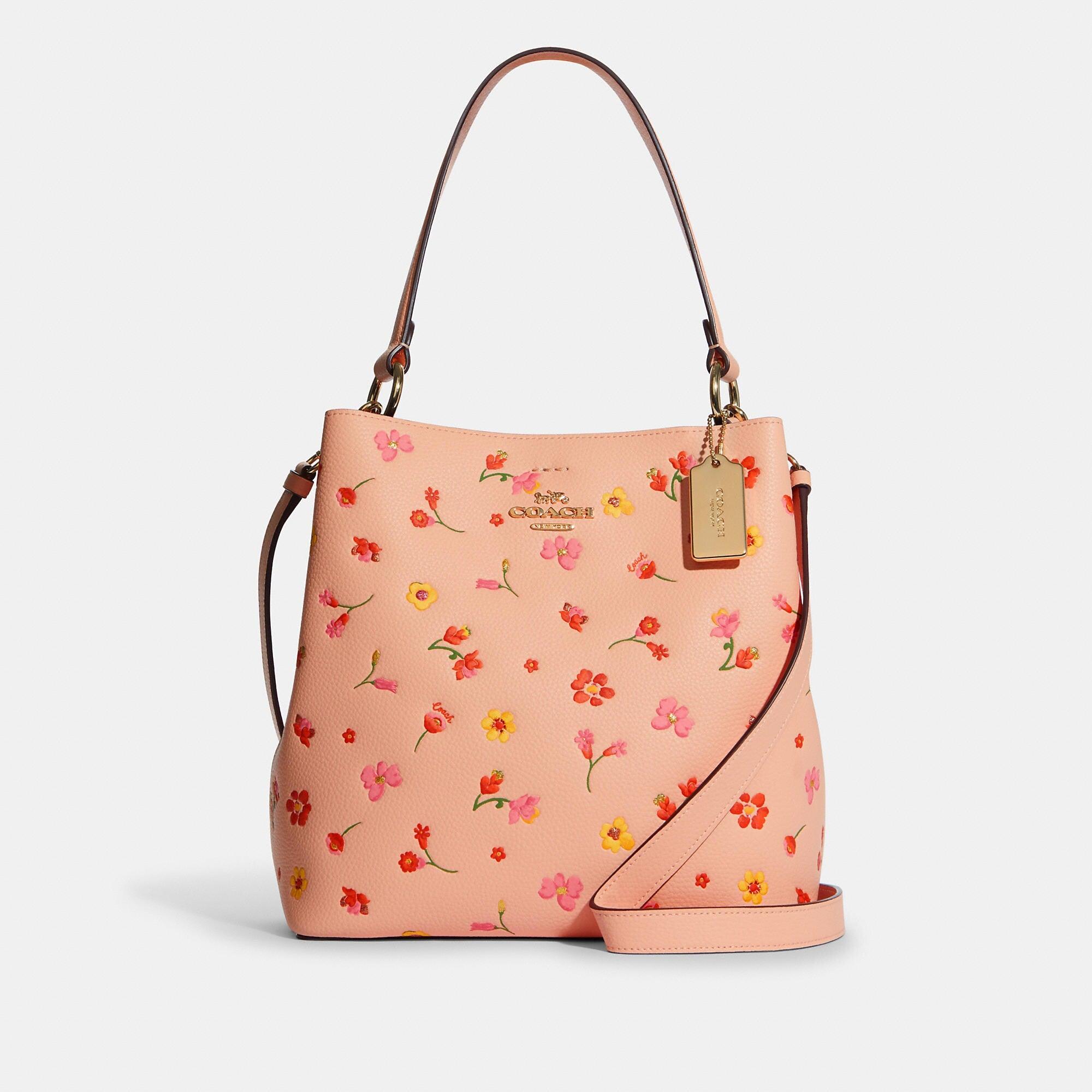 Coach City Tote With Mystical Floral Print