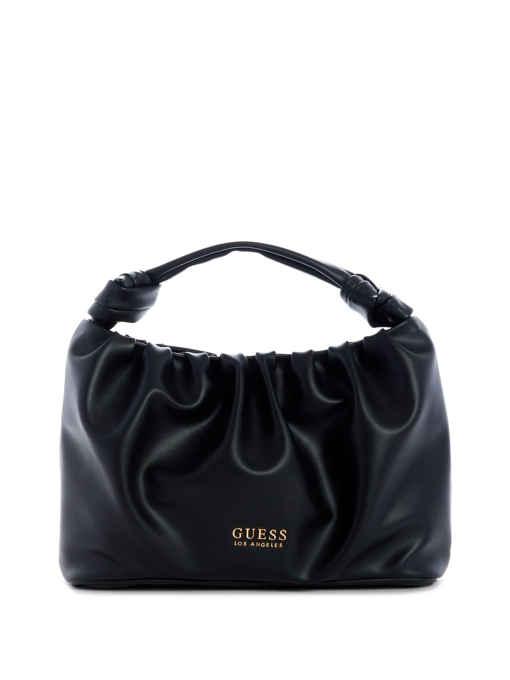 Guess Factory Warrensburg Small Satchel in Black Floral Print (Black) | Lyst