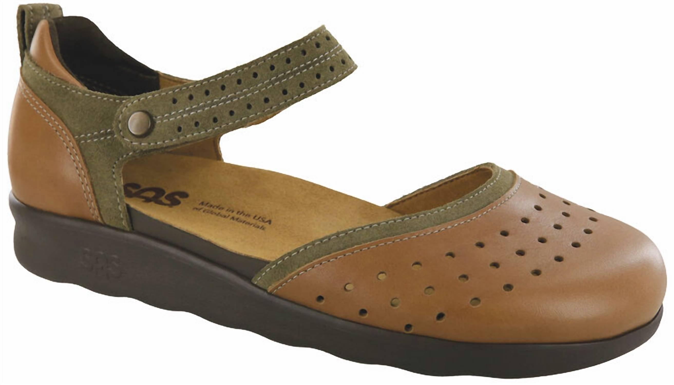 SAS Eden Mary Jane Shoe Wide Width In Desert Sage in Black Lyst