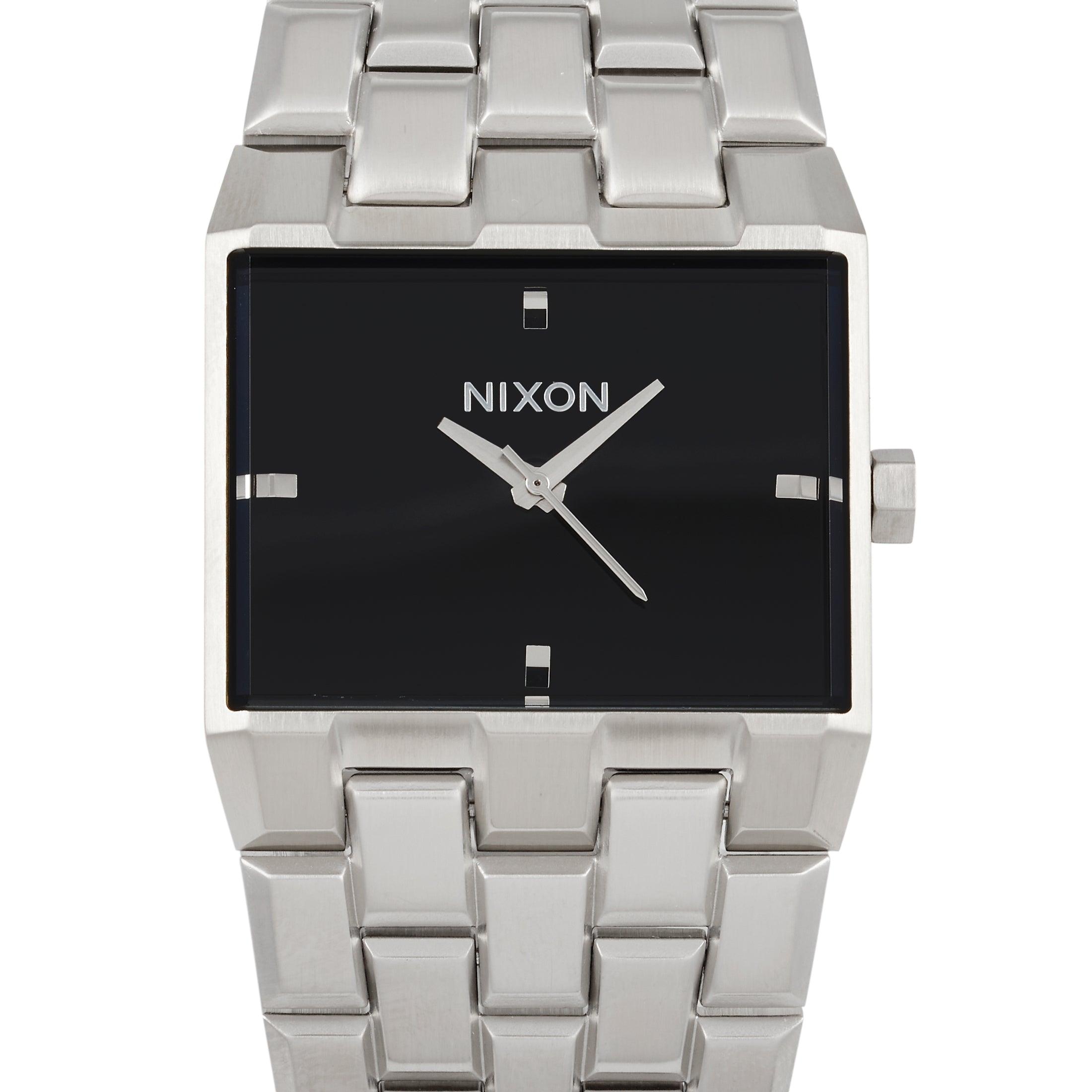 Nixon Ticket Ii Silver/black 34mm Stainless Steel Watch A1262-625 in  Metallic for Men | Lyst