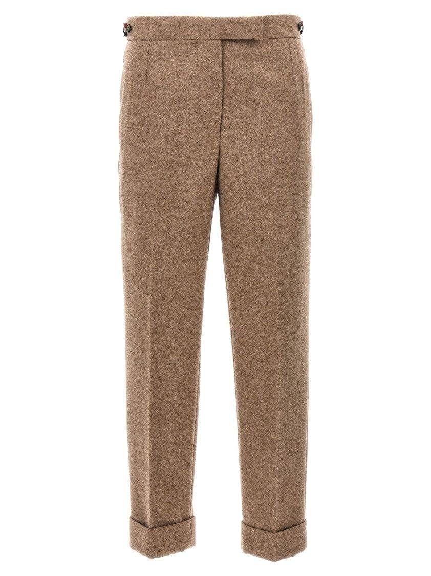 パンツ Thom Browne Low Waist Brown Wool Pants Thom Browne Pants for Women | Online Sale up to 65% off | Lyst