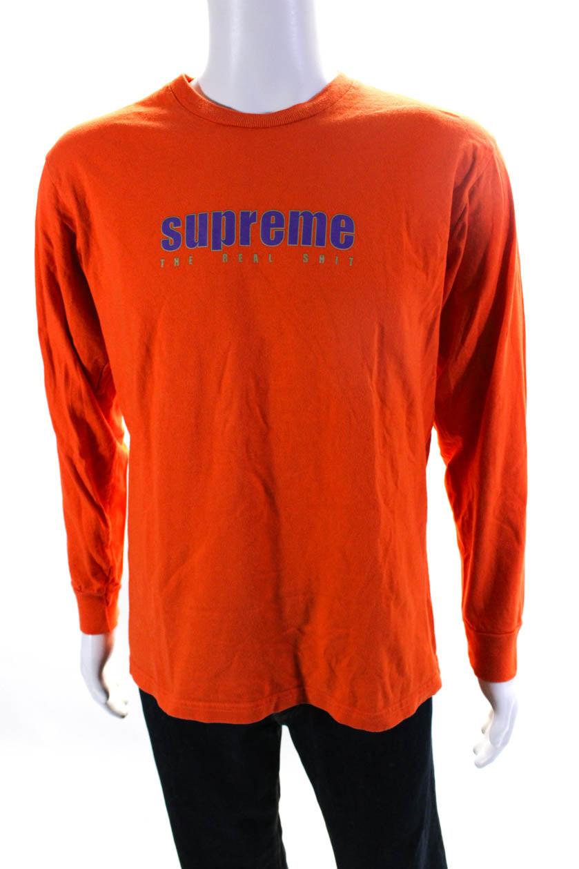 Orange supreme long sleeve online