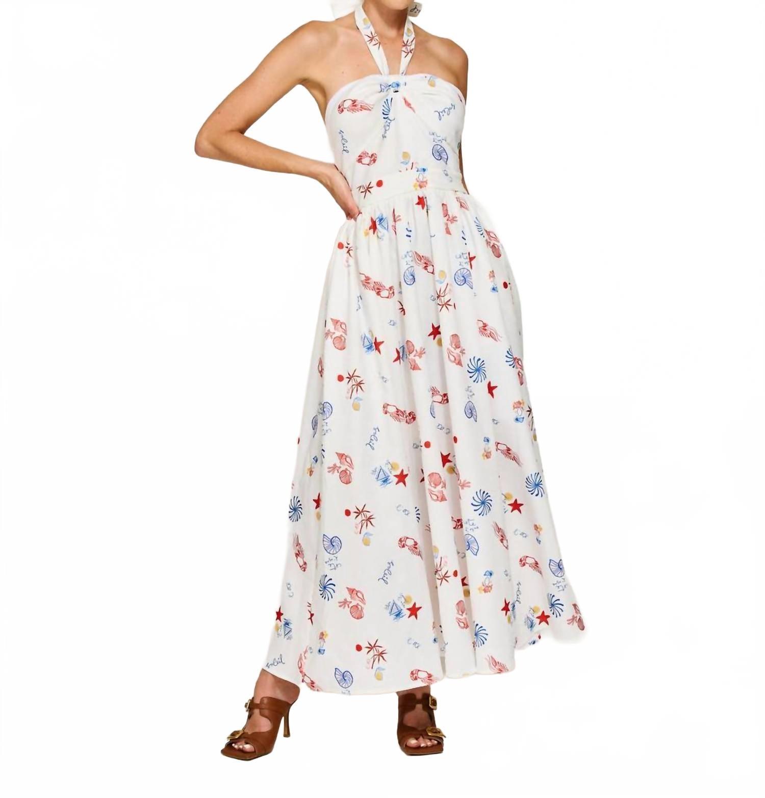 knee length dresses for ladies Cara Cara Santiago Joelle Dot Bustier Midi Dress