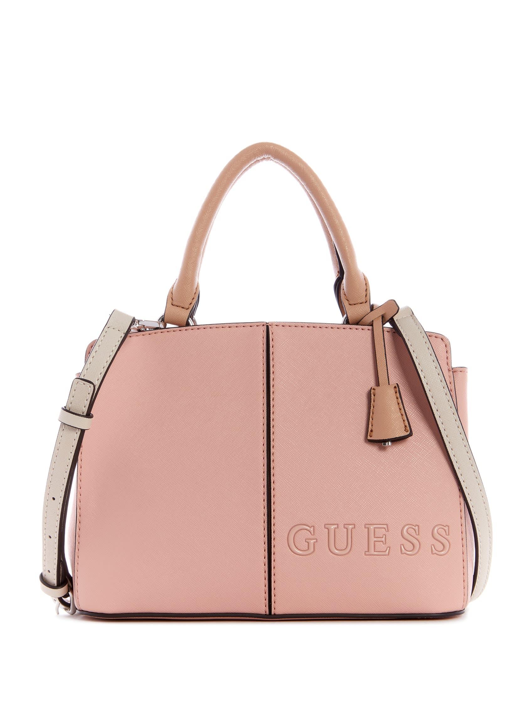 Guess Factory Kentville Satchel in Pink | Lyst