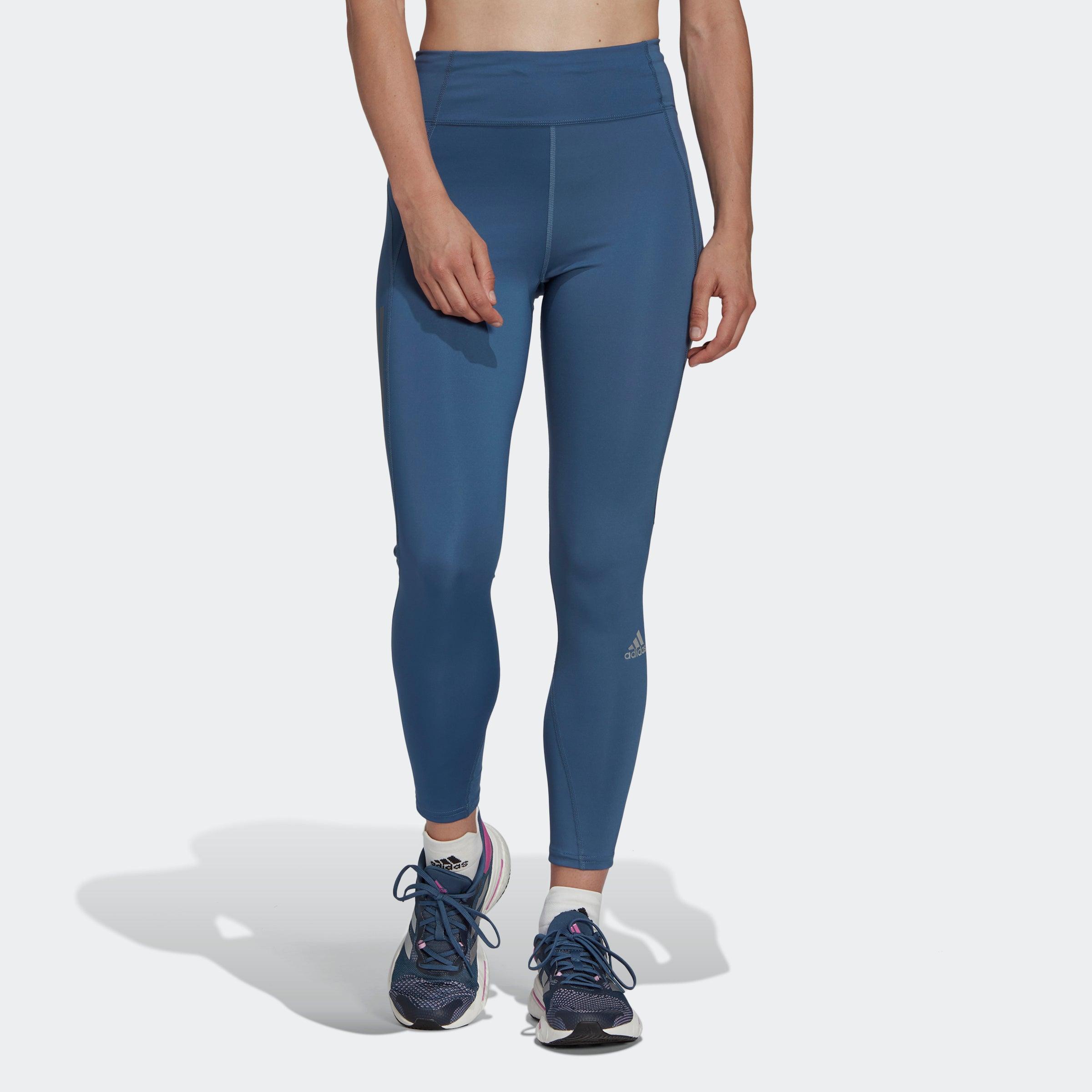 adidas Own The Run 7/8 Running Tights in Blue | Lyst