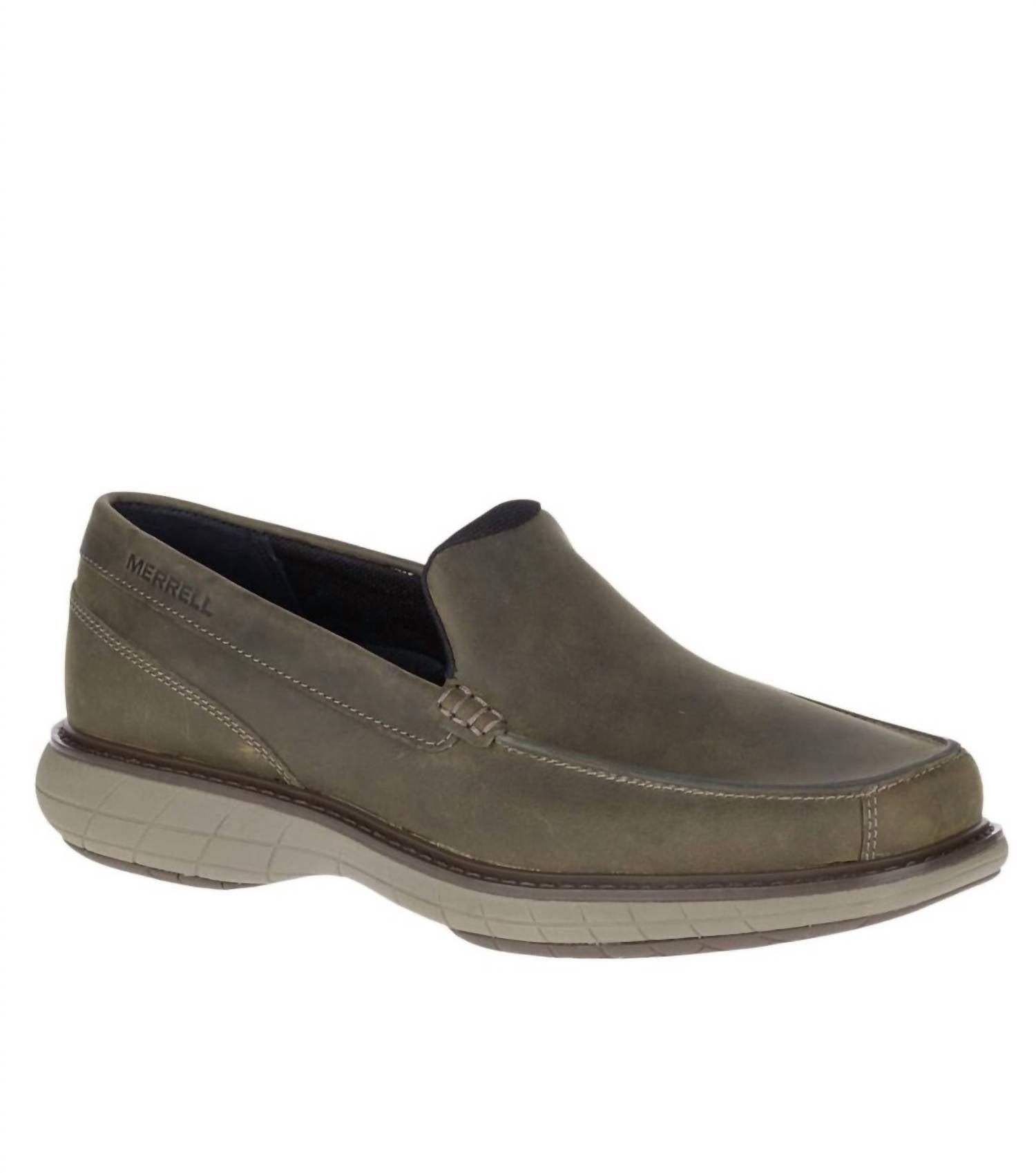 NEW MERRELL men\'s world vue venetian moccasin in boulder Merrell M Loafer Casual Shoes for Men for sale | eBay main image 4