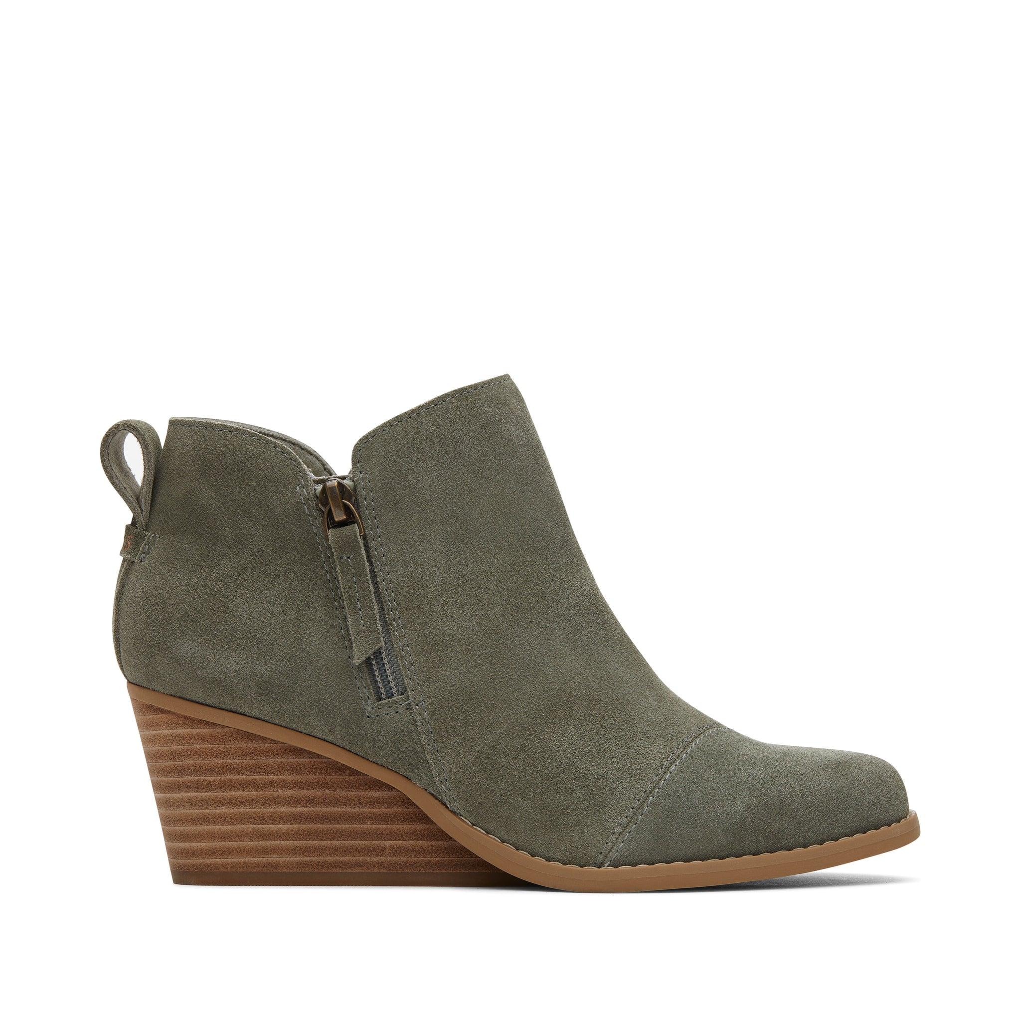 Suede Wedge Boots スエード ウェッジブーツ Suede Wedge boots for Women | Lyst